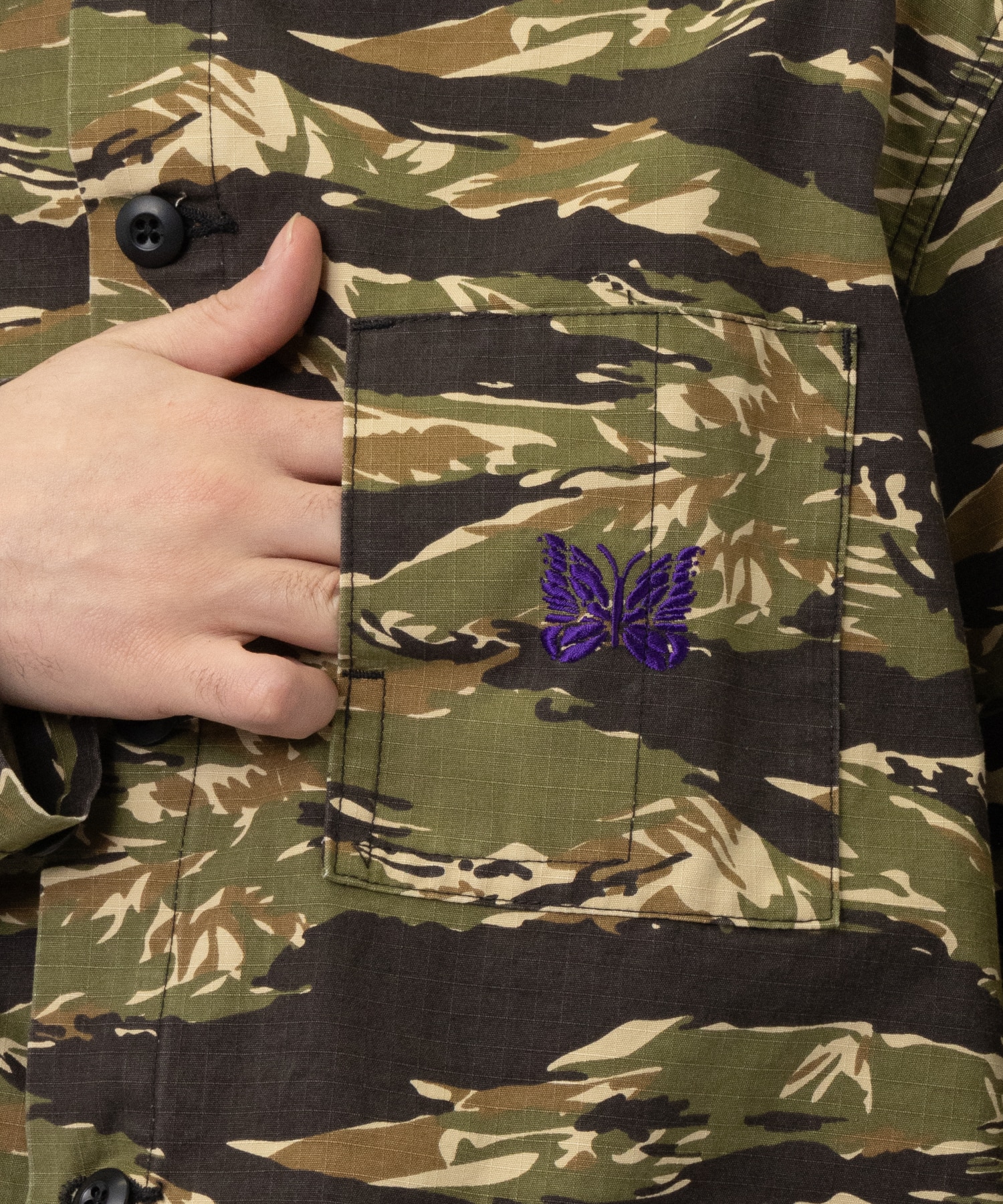 D.N. Coverall - Cotton Ripstop/Camo NEEDLES