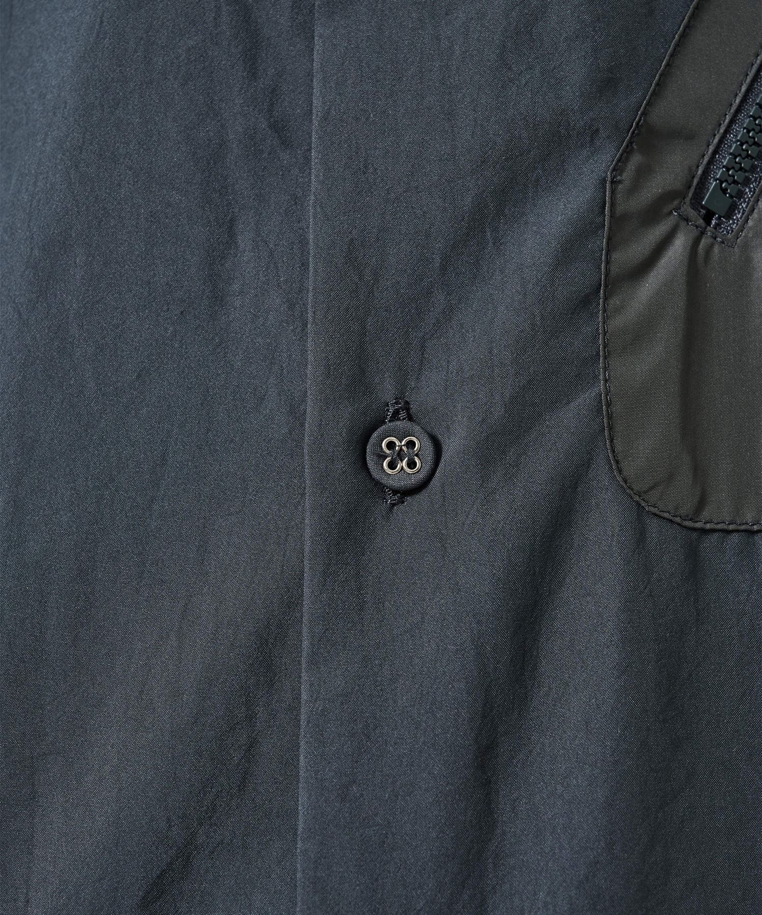 〈別注〉 DRAW CORD S/S POCKET SHIRTS White Mountaineering