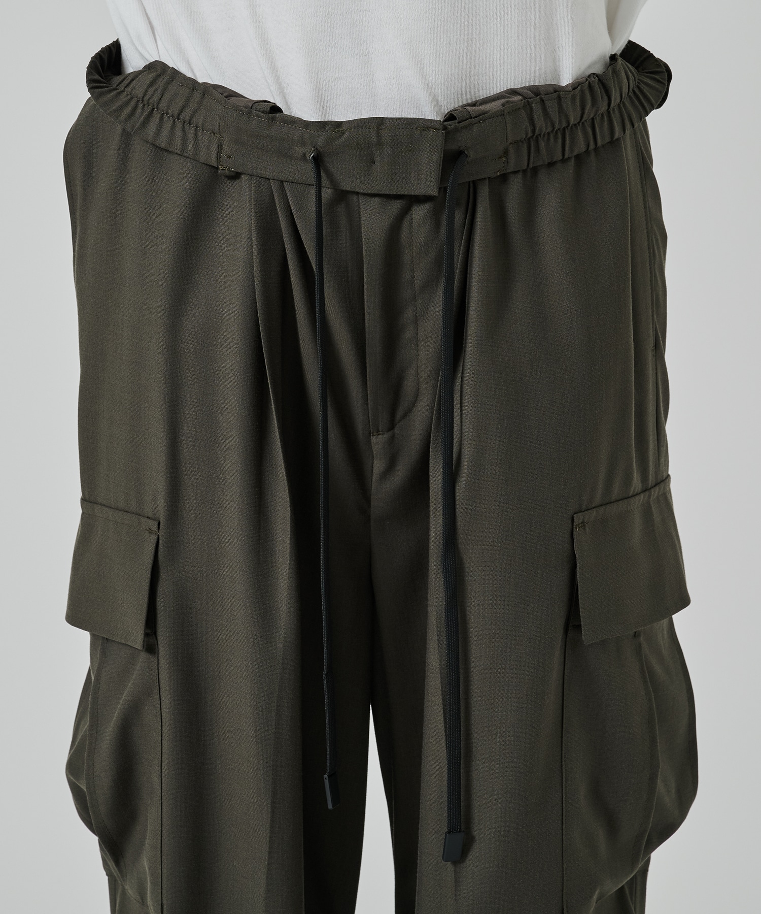 COOL WOOL CARGO PANTS STUDIOUS