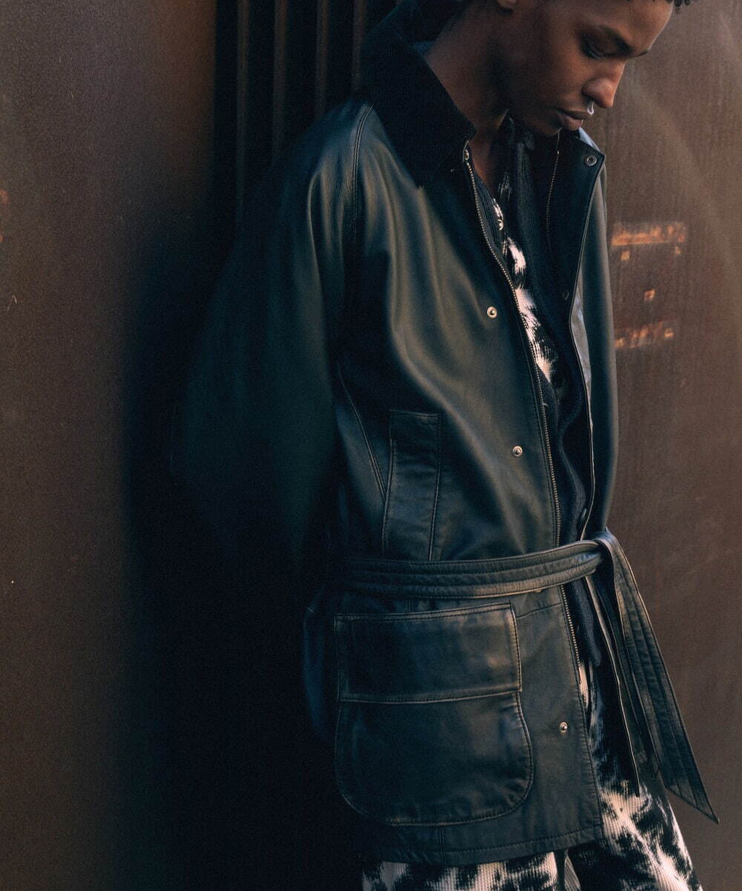 HORSE RIDING JACKET- India Lamb Leather saby