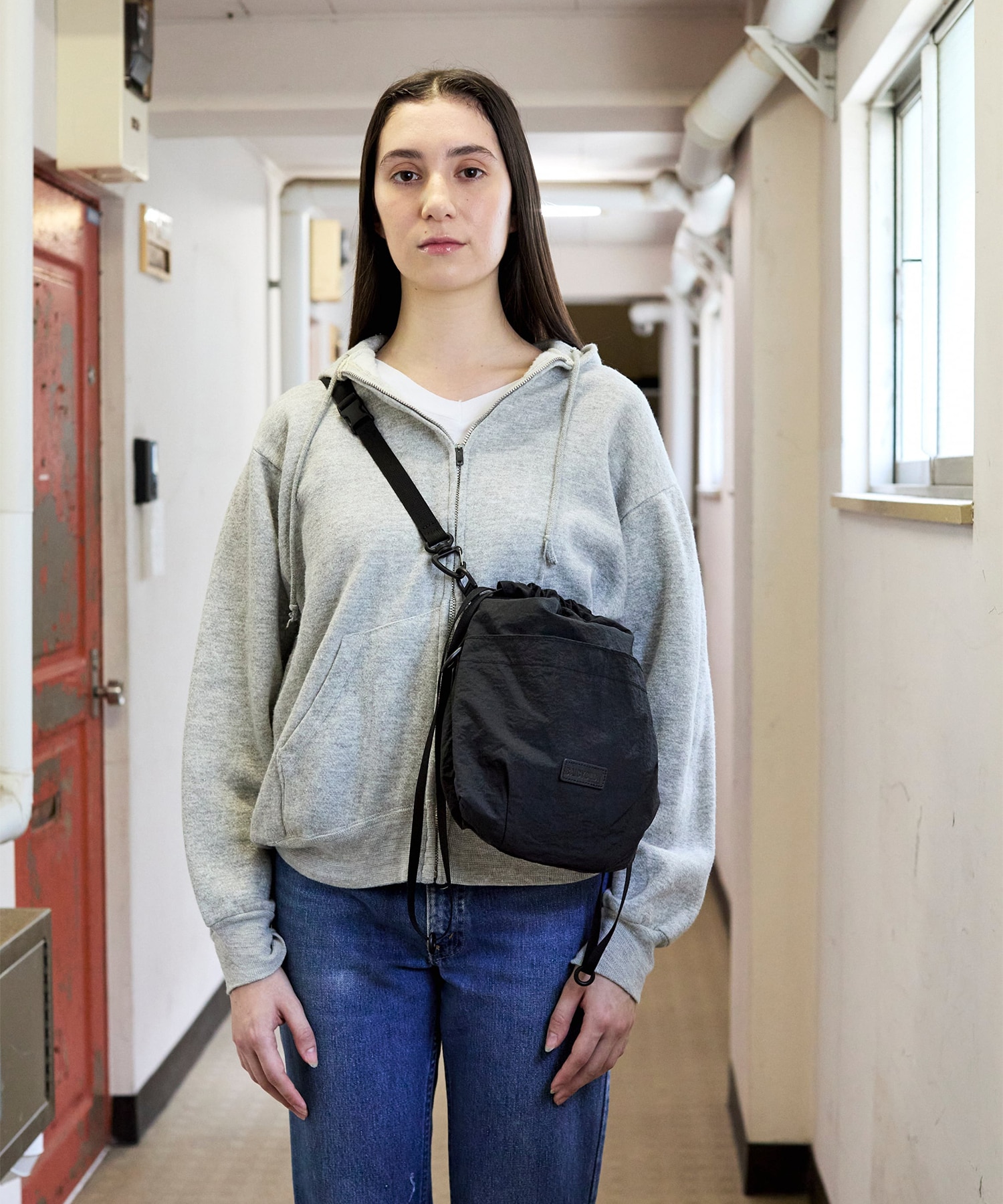 DRAW STRING BAG（SYNTHETIC LEATHER） BAICYCLON by bagjack