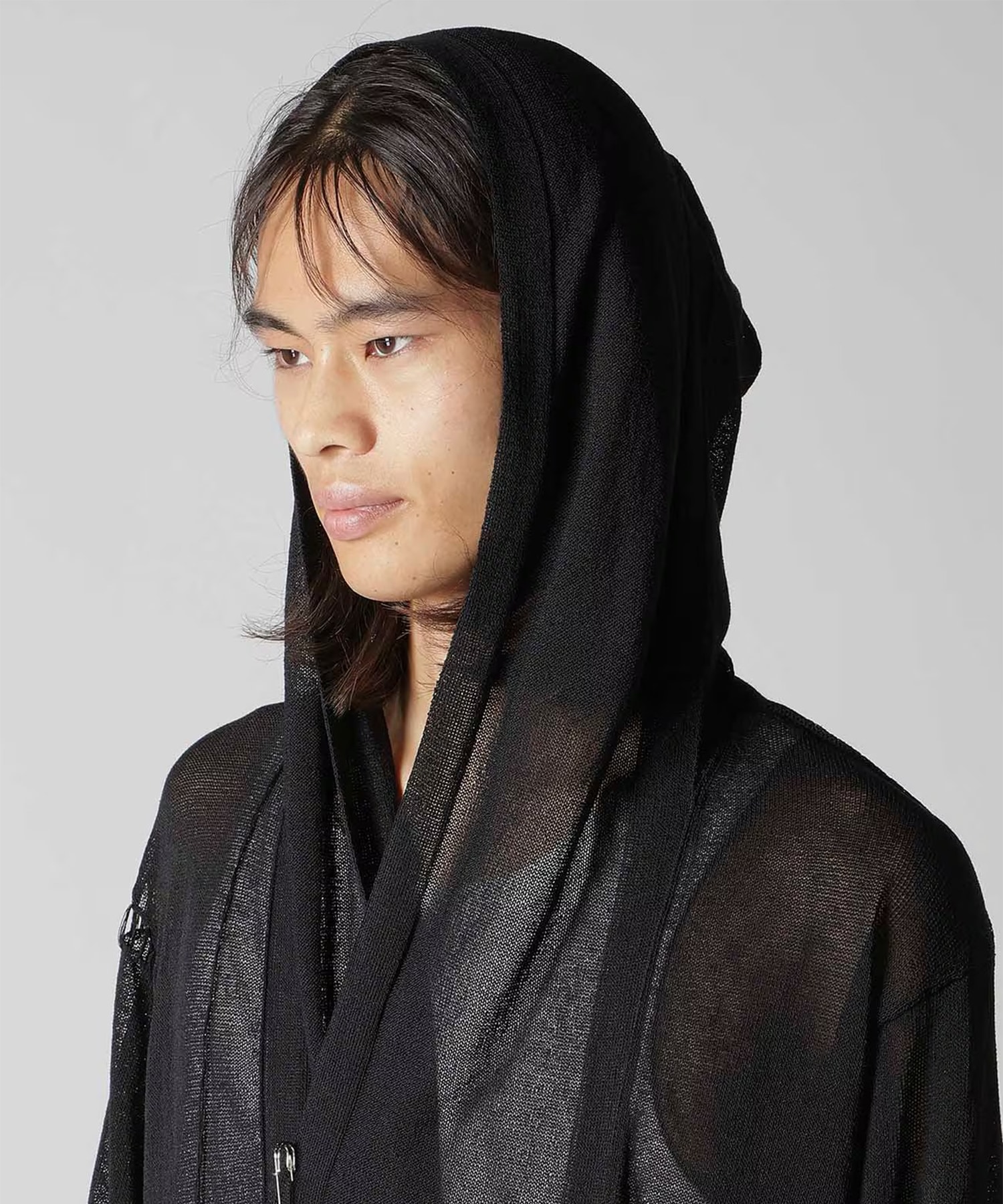 HK-K82-988 EMBROIDERY HOODED CD Yohji Yamamoto