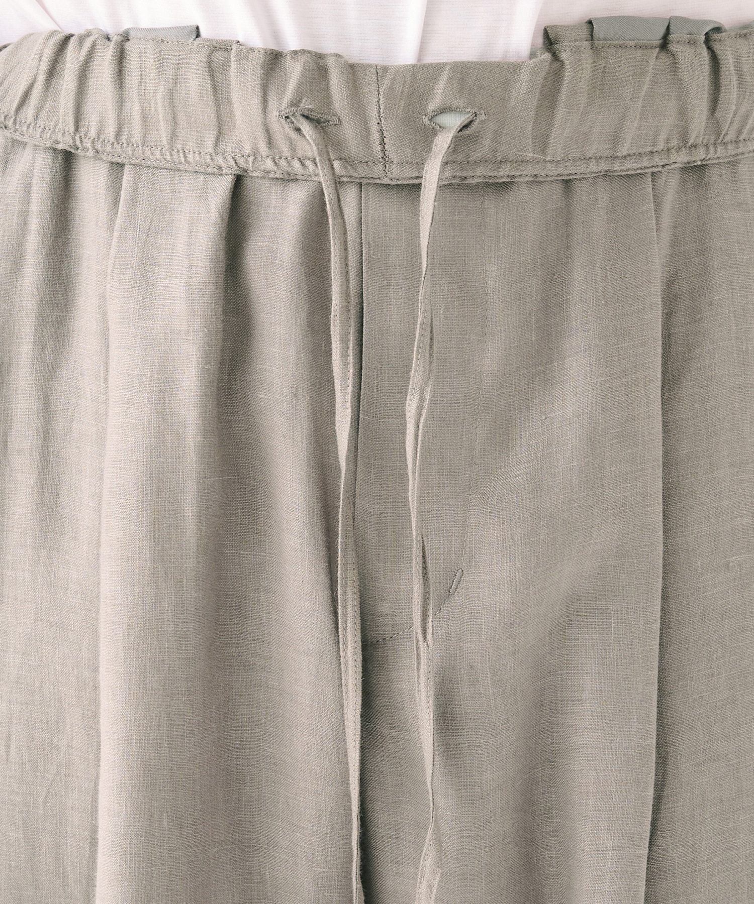 別注 LINEN TROPICAL WIDE LEG EASY PANTS MARKAWARE/marka