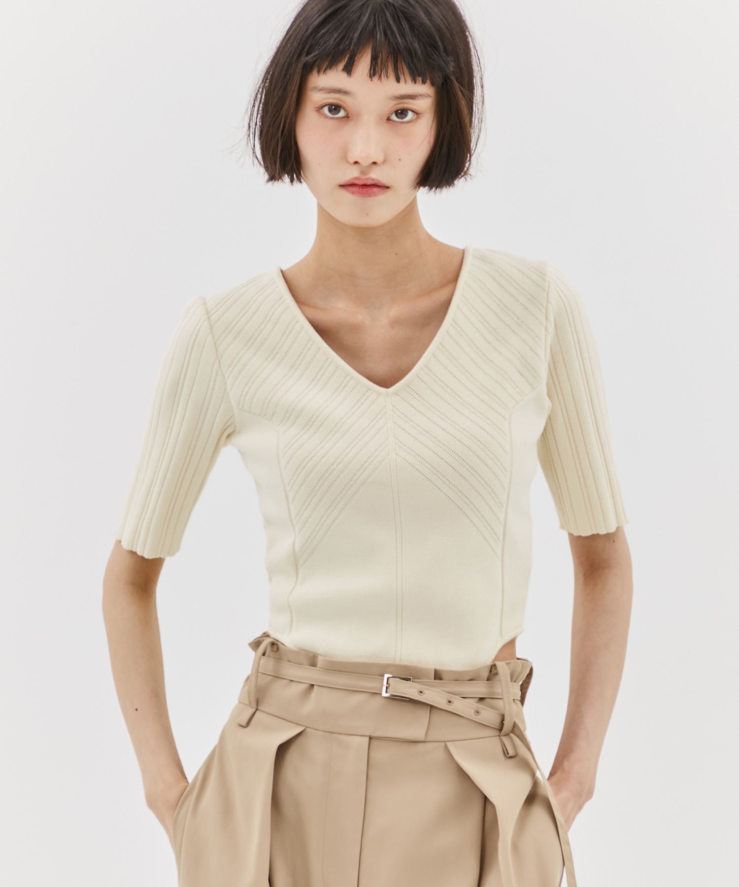 Jacquard Knit Bodysuit STUDIOUS
