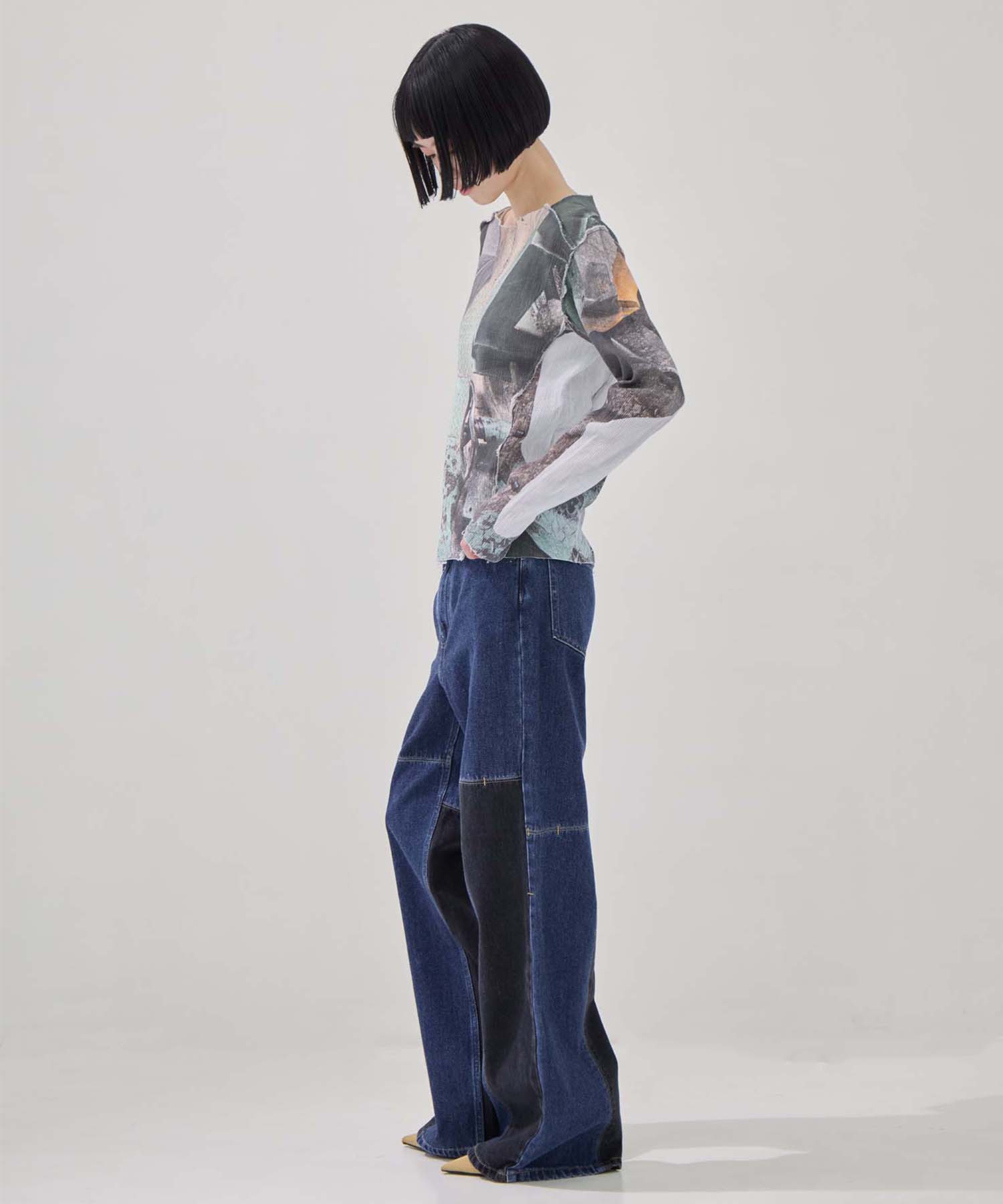 PANELLED JEANS kotohayokozawa