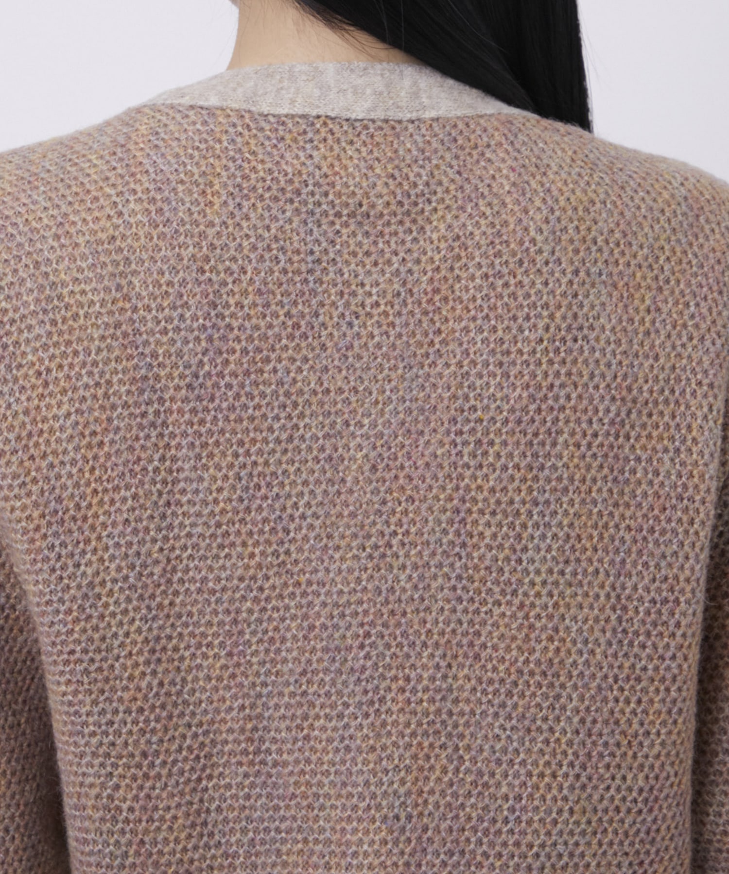 ウールモヘアZIP Knit Cardigan PEIEN