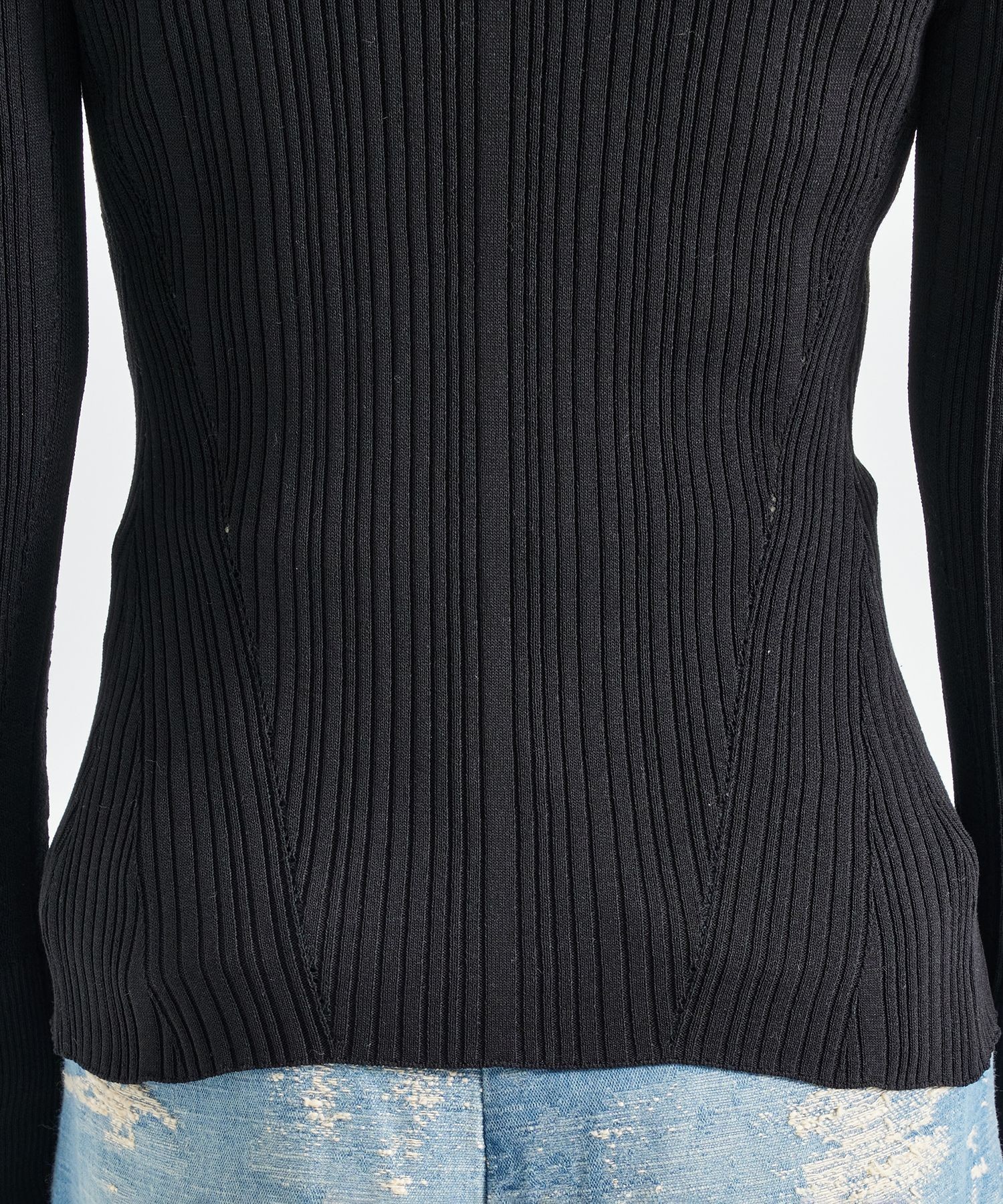 Ribbon Front Knit Cardigan STUDIOUS