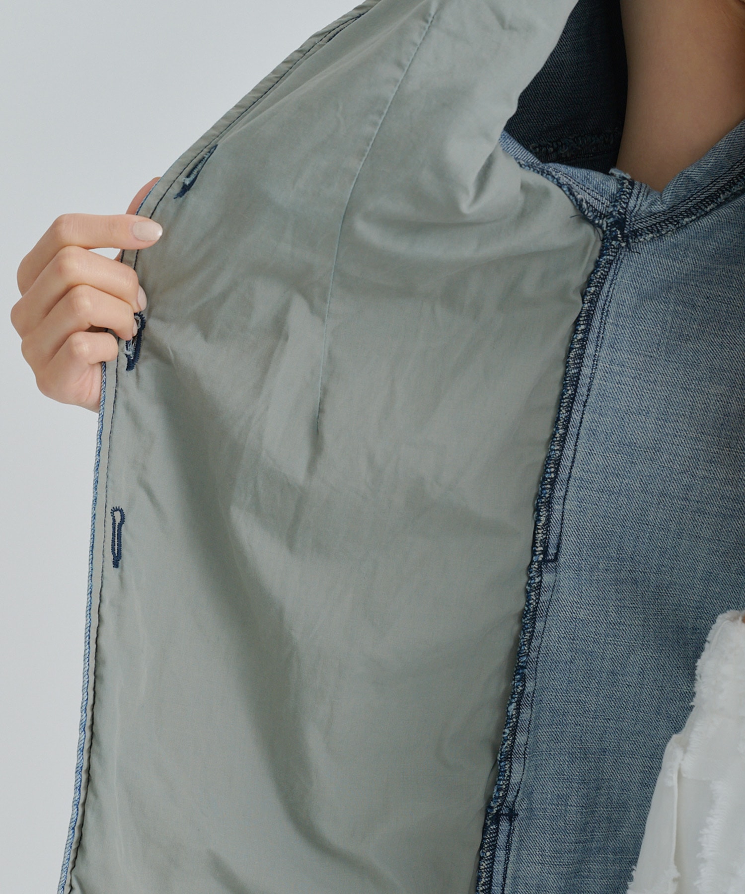 Helene denim jacket BL AKIRANAKA