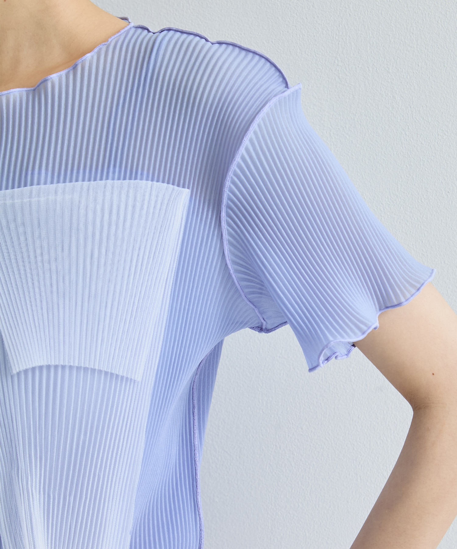 別注SHEER LAYERED SHORT SLEEVE DRESS kotohayokozawa