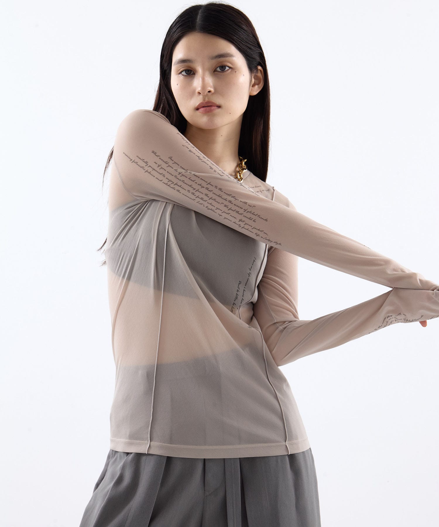 Tattoo Skin Mesh Top 