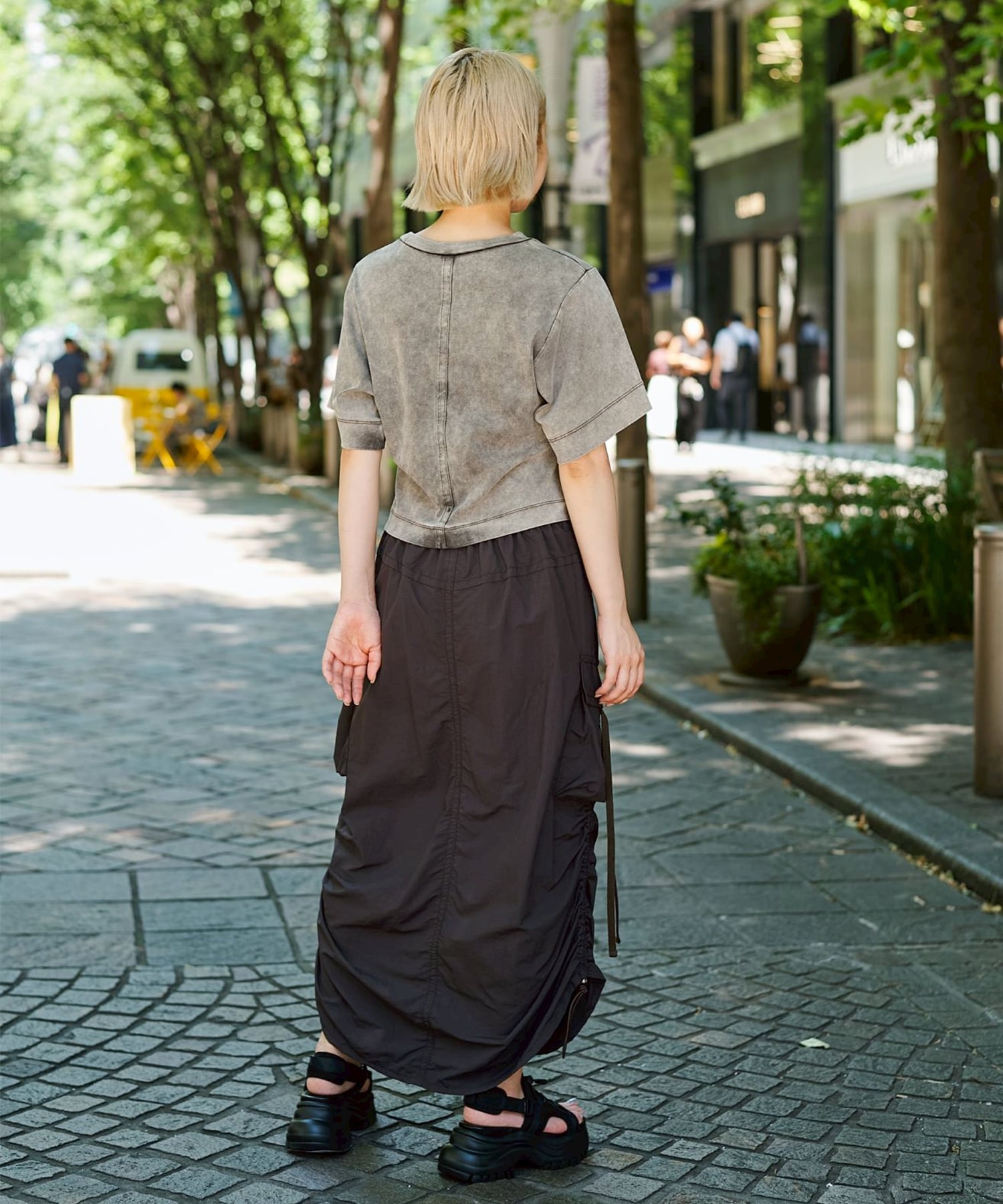 Drawstring Cargo Skirt STUDIOUS
