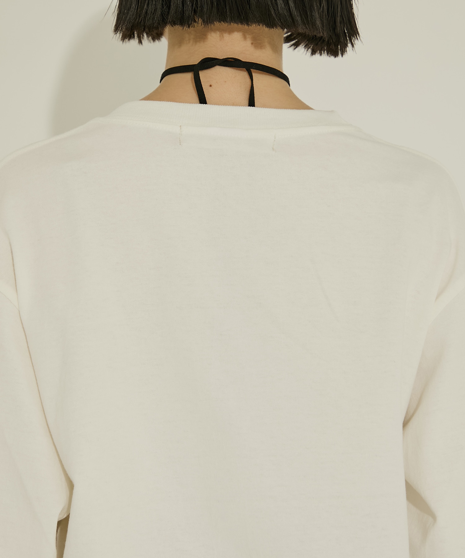 今季　Bijou Aid T-shirt White Bijou Aid long sleeve T-shirt White(2 WHITE): tanakadaisuke