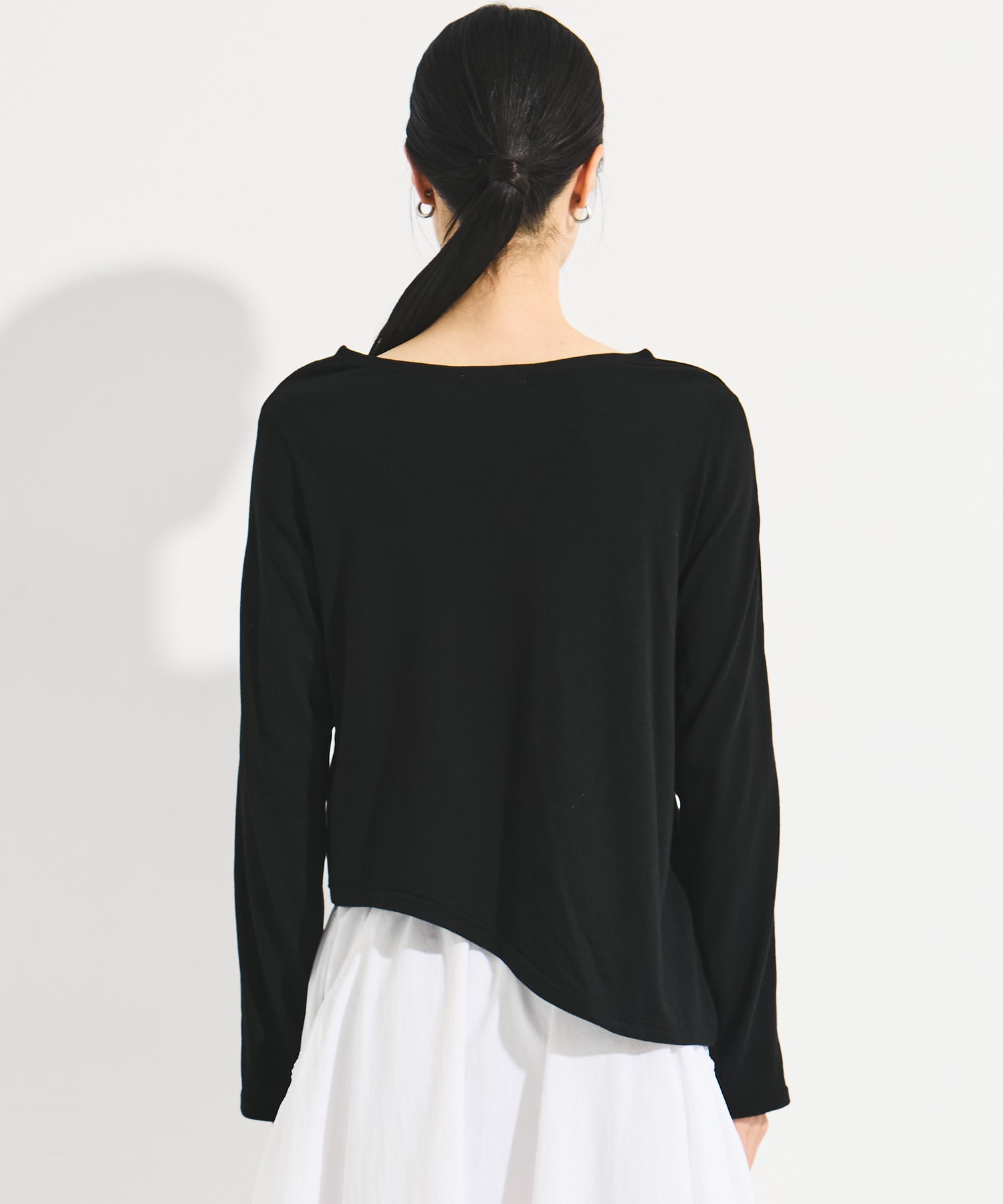 SHOULDER SNAP LONG SLEEVE TEE STUDIOUS