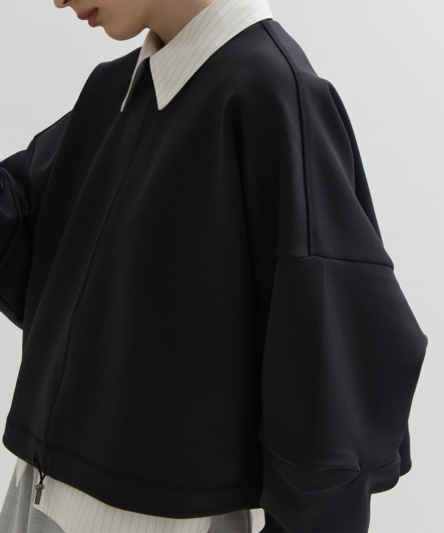 Draw Cord Cropped T UJOH