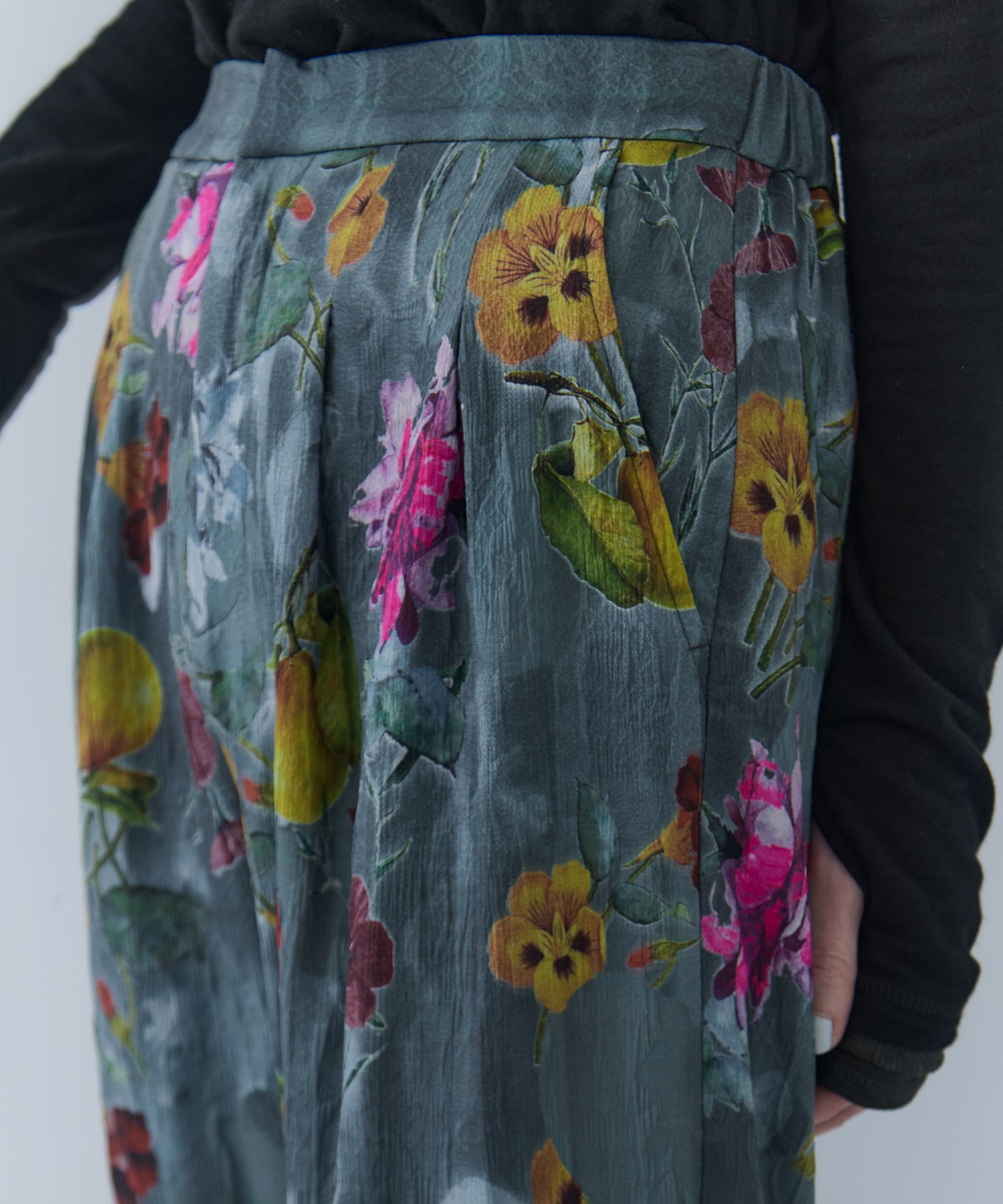 UND GRACE JACQUARD PRINT PANTS AMERI