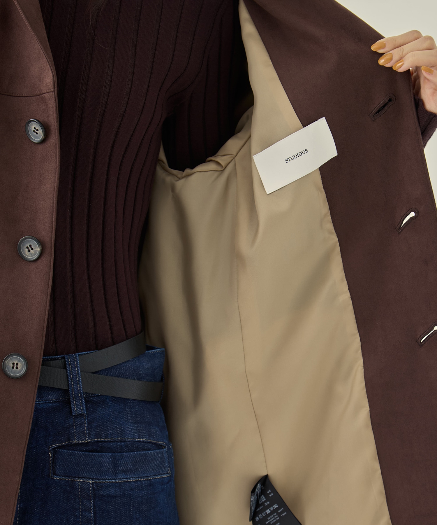 Soft Suede Over Jacket STUDIOUS