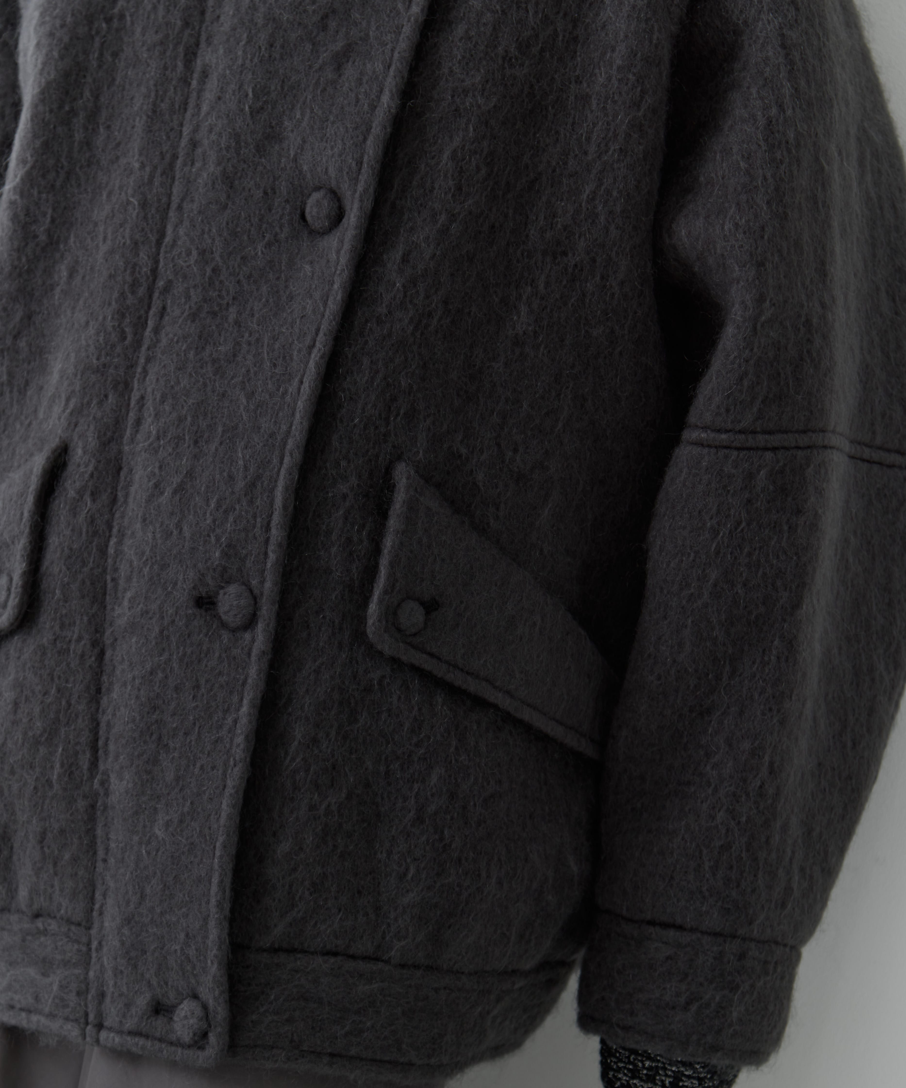 UND MOHAIR SHAGGY FLIGHT JACKET AMERI