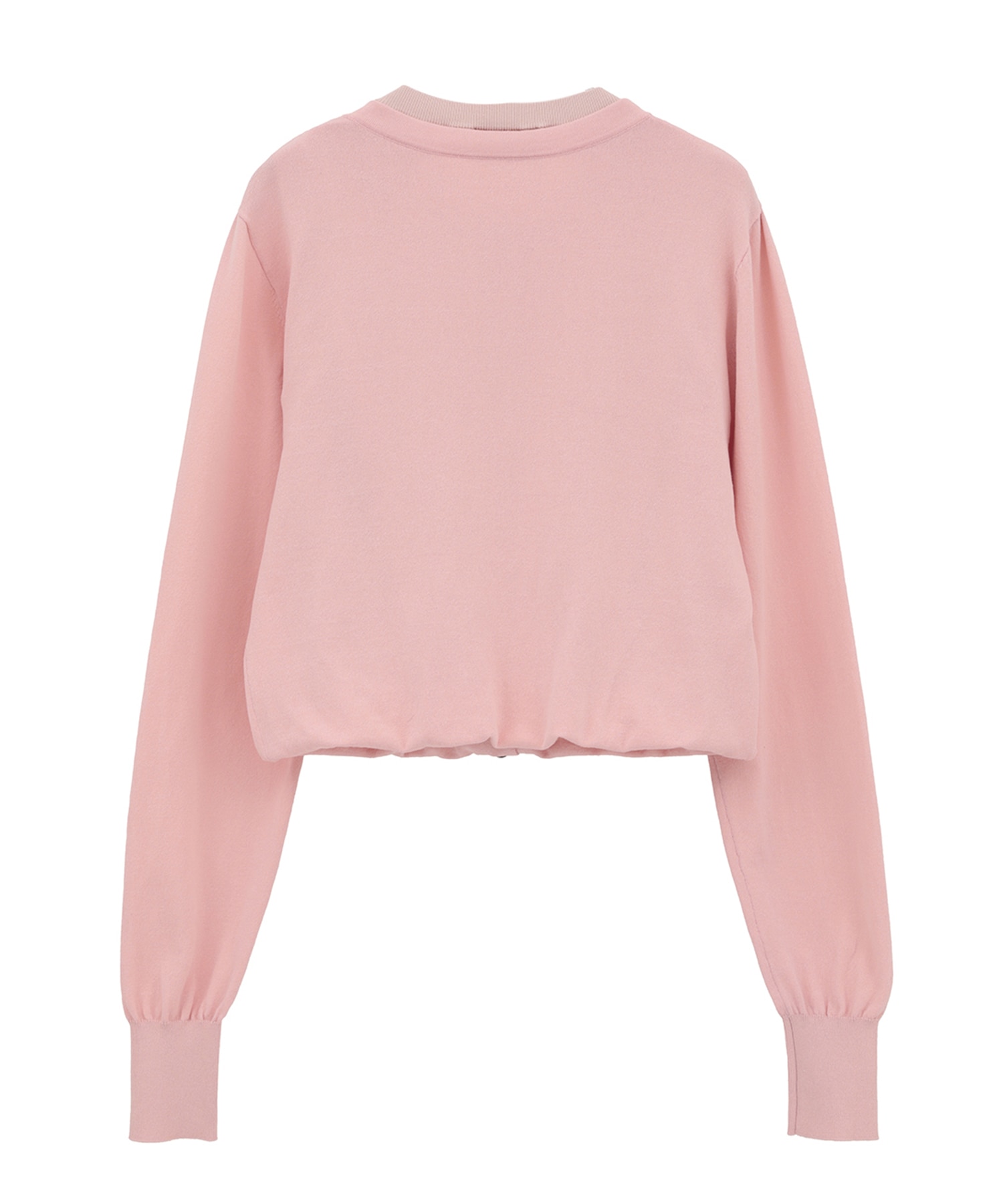 W LAYERED KNIT CARDIGAN CLANE