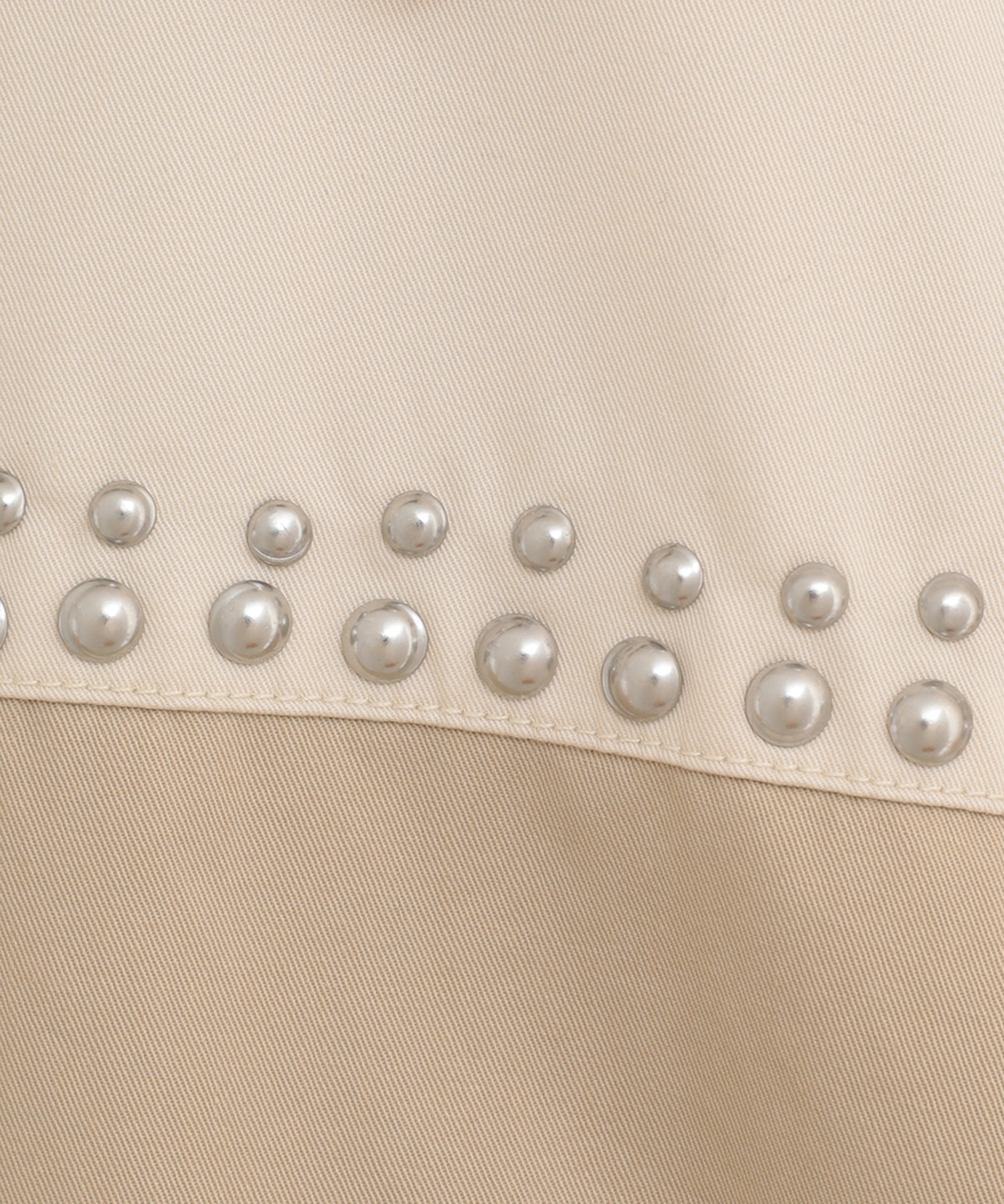 W COLOR STUDDED DRIZZLER JACKET CLANE