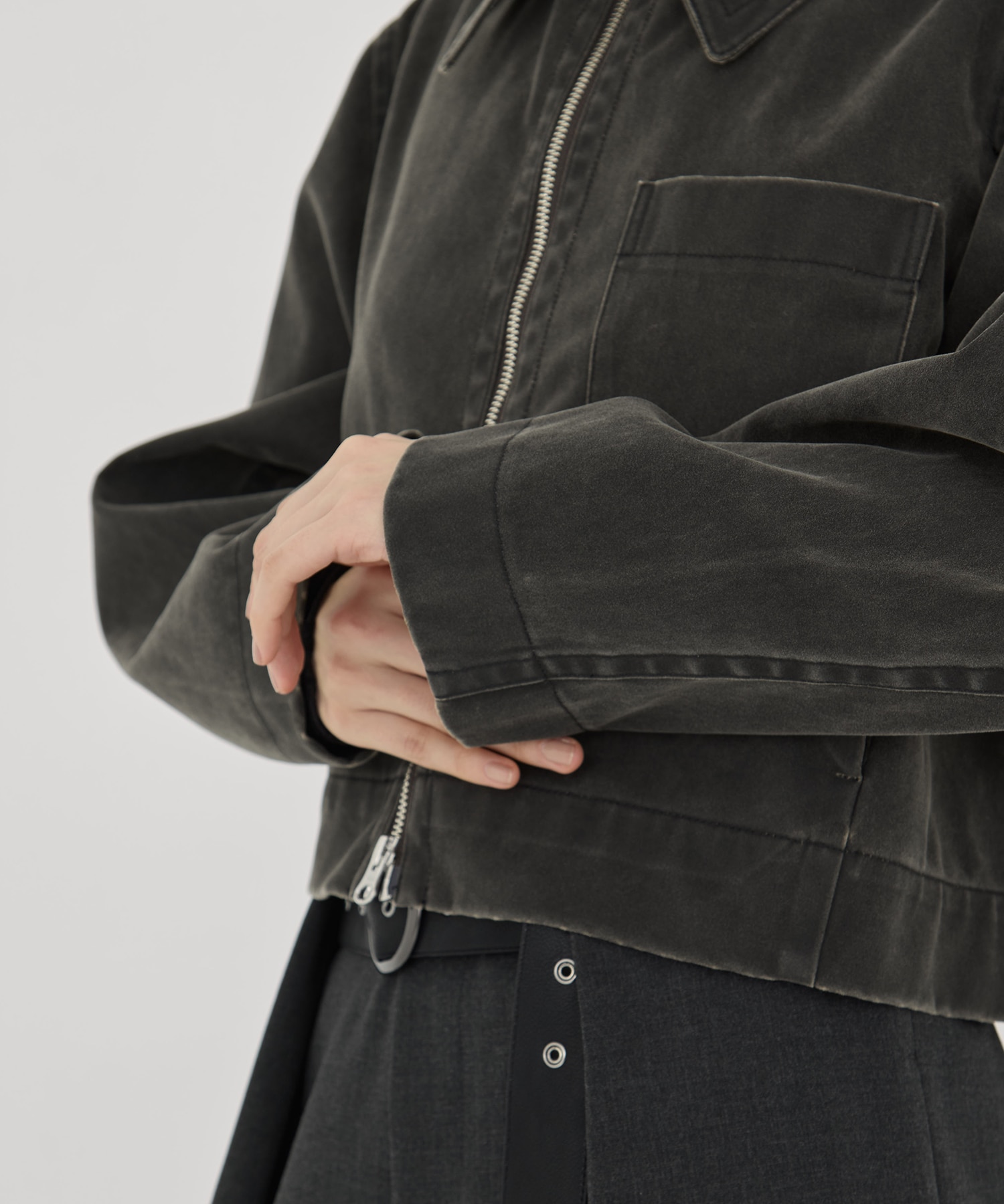 Suede Short Jacket STUDIOUS