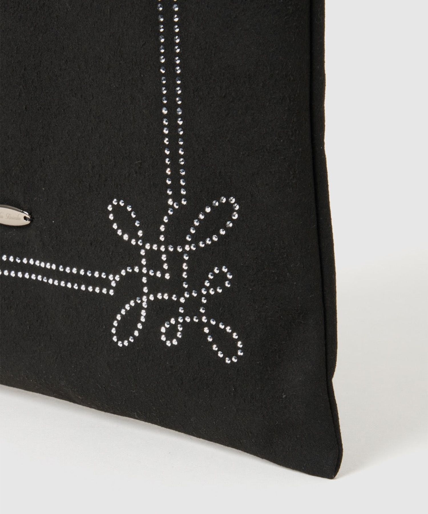 Rhinestone frame tote bag tanakadaisuke