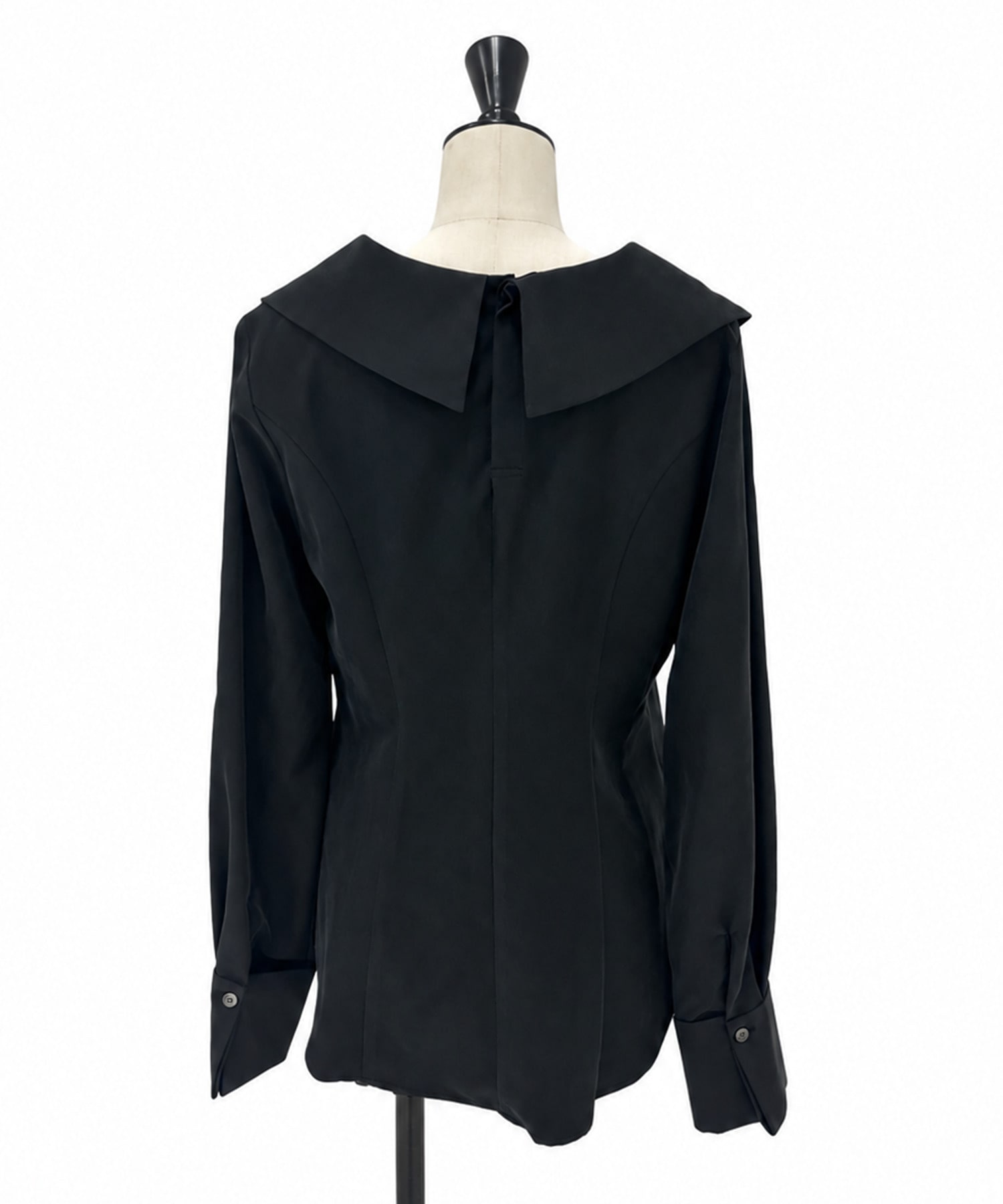 Fibril Scarf-Neck Blouse STUDIOUS