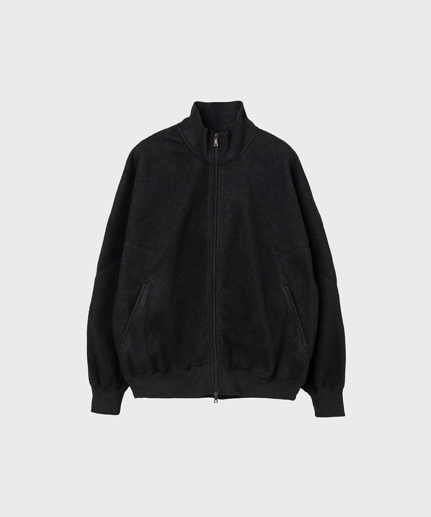 Pe/silk Fleece Track Jacket blurhms