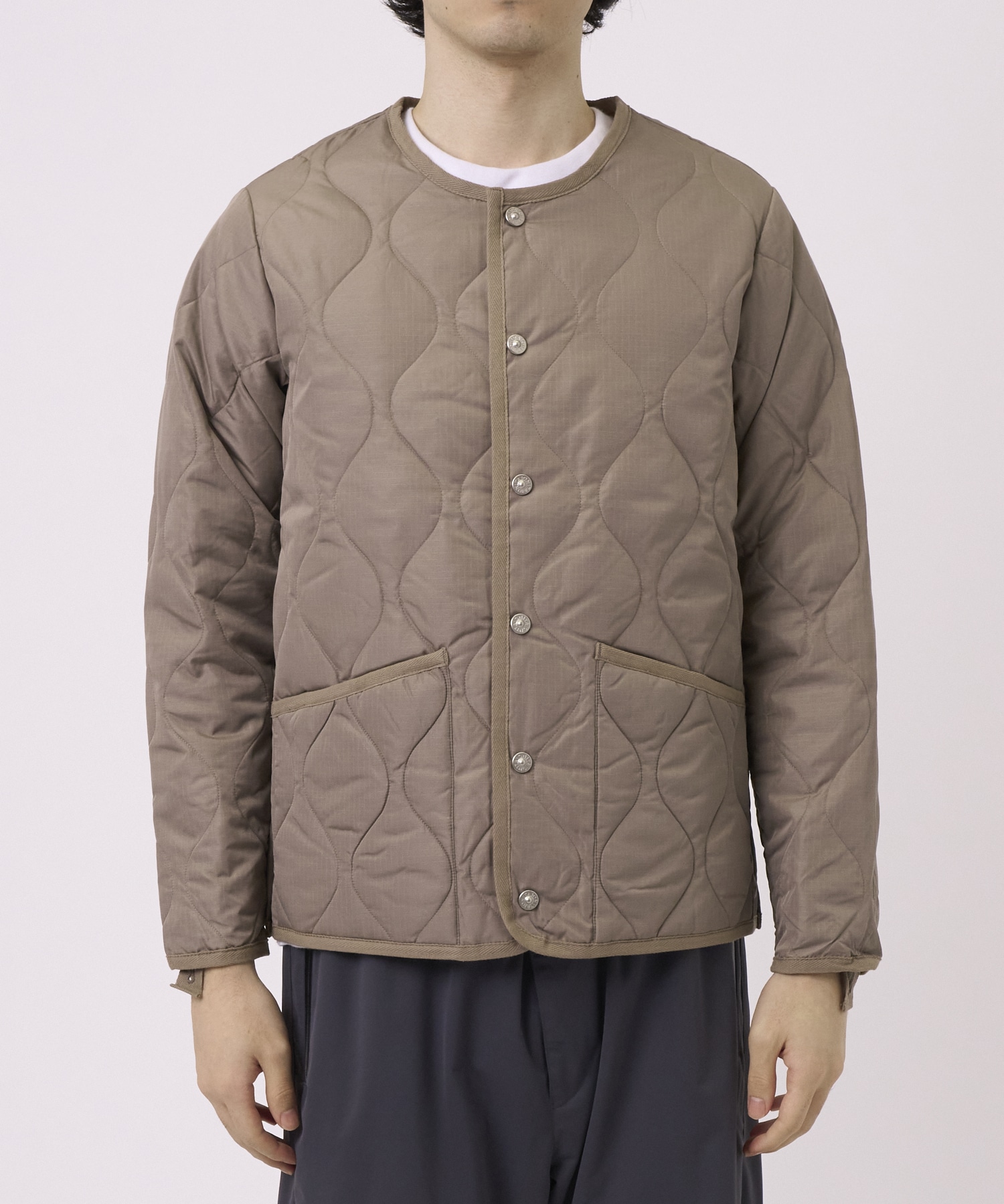 MILITARY CREW NECK DOWN JKT TAION/TAION EXTRA