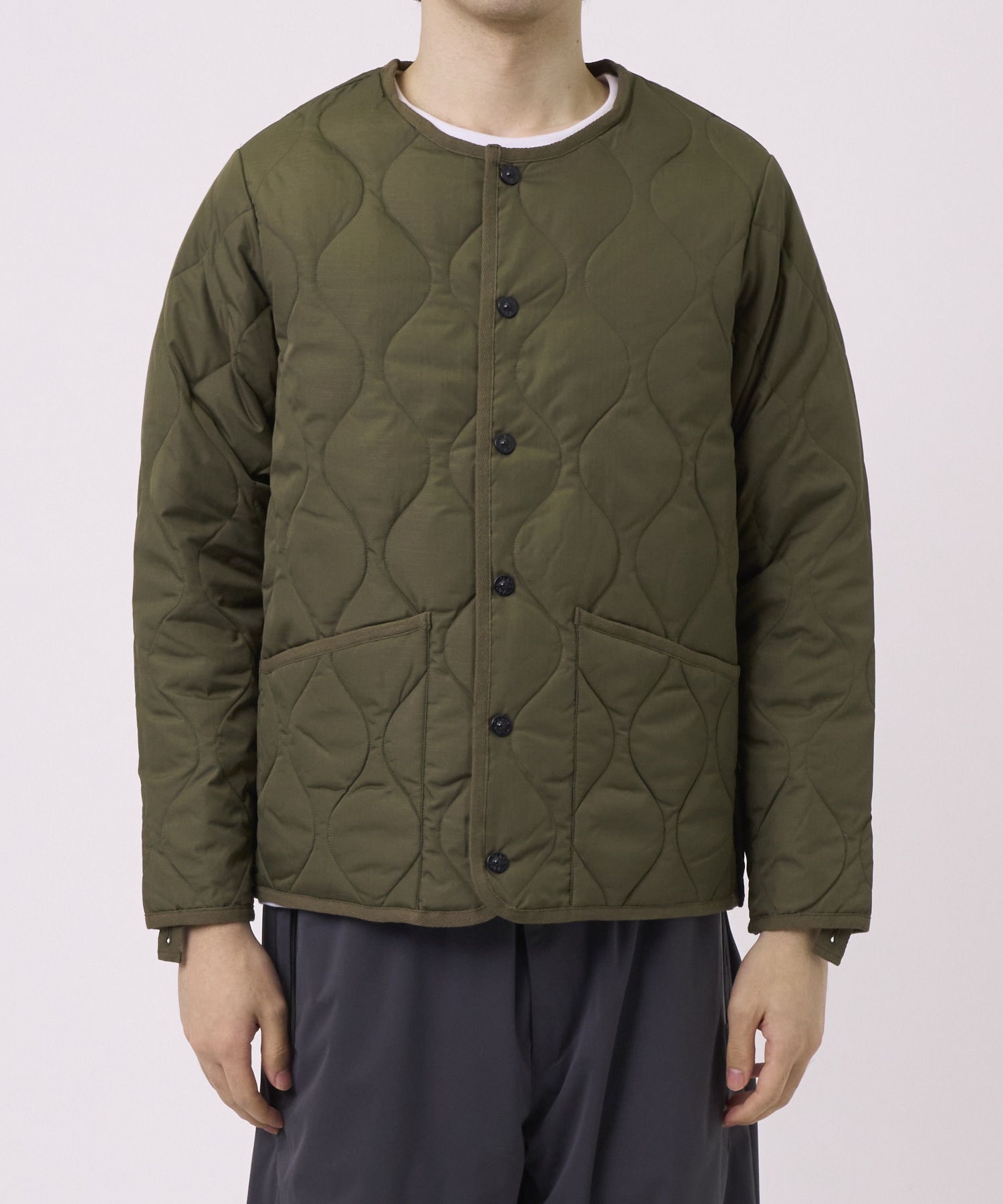 MILITARY CREW NECK DOWN JKT TAION/TAION EXTRA