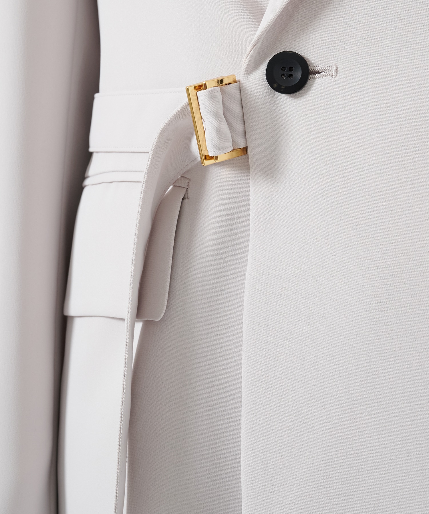 Double Satin Tailored Tie Locken Jacket CULLNI