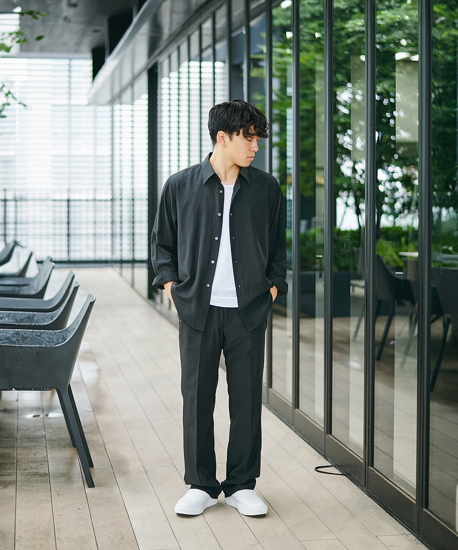 別注 Easy Slim Slacks soe