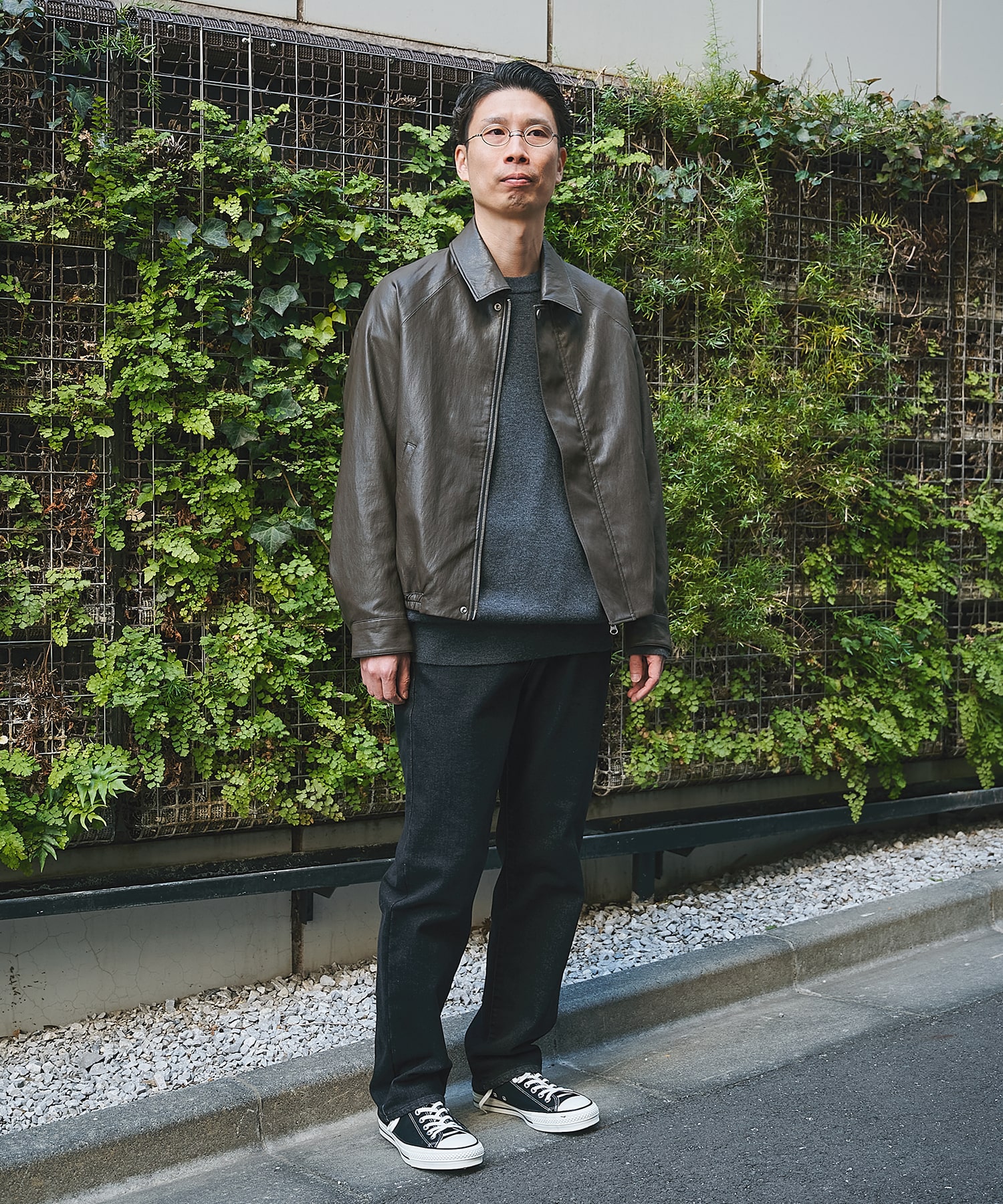 MODERN LEATHER BLOUSON | STUDIOUS