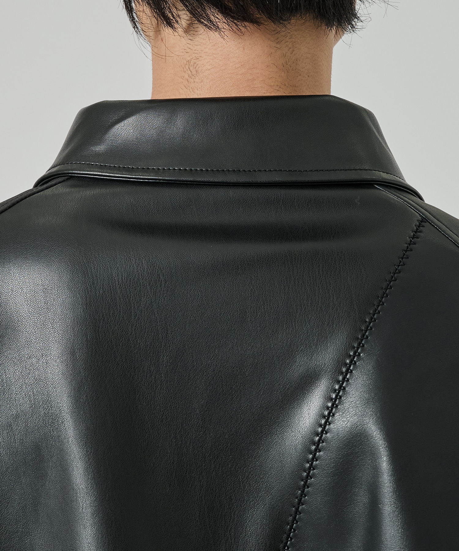SYNTHETIC LEATHER PATCHWORK BLOUSON / HP-J011-051 COMME des GARCONS HOMME