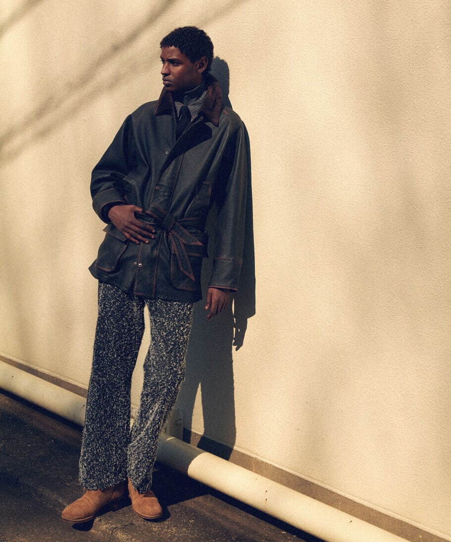 HORSE RIDING JACKET- India Lamb Leather saby