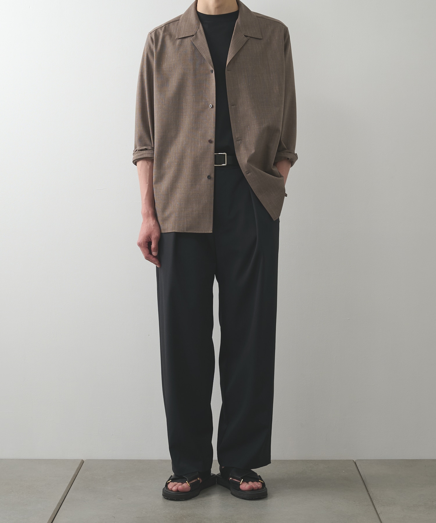 Linenｗool Cupra Shirts STUDIOUS