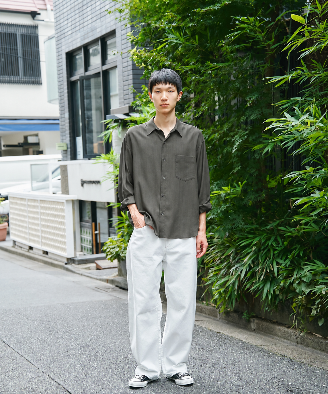 Fine Wool Smooth Shirts STUDIOUS