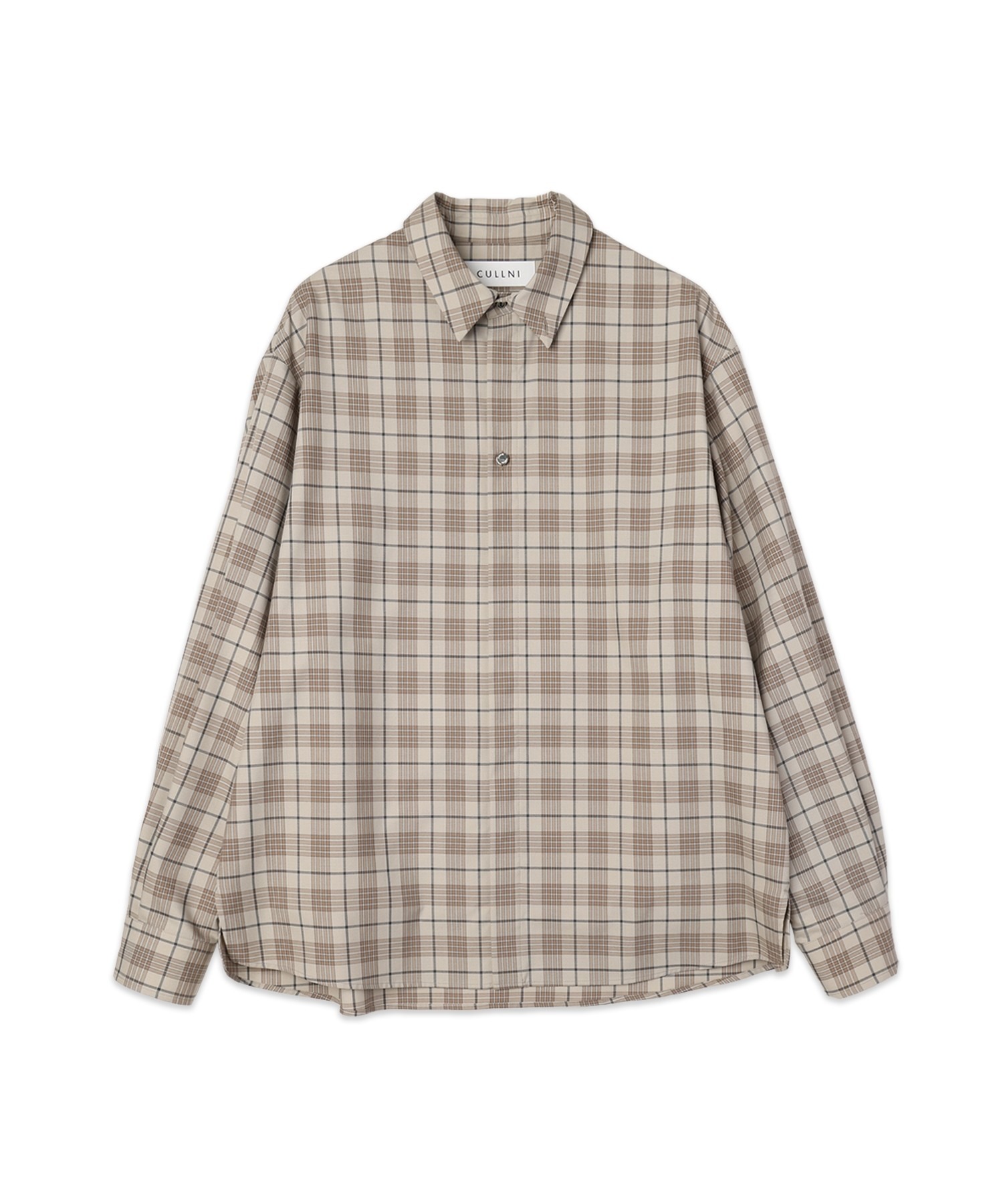 Tartan Check Bow-Tie Long Sleeve Shirt CULLNI