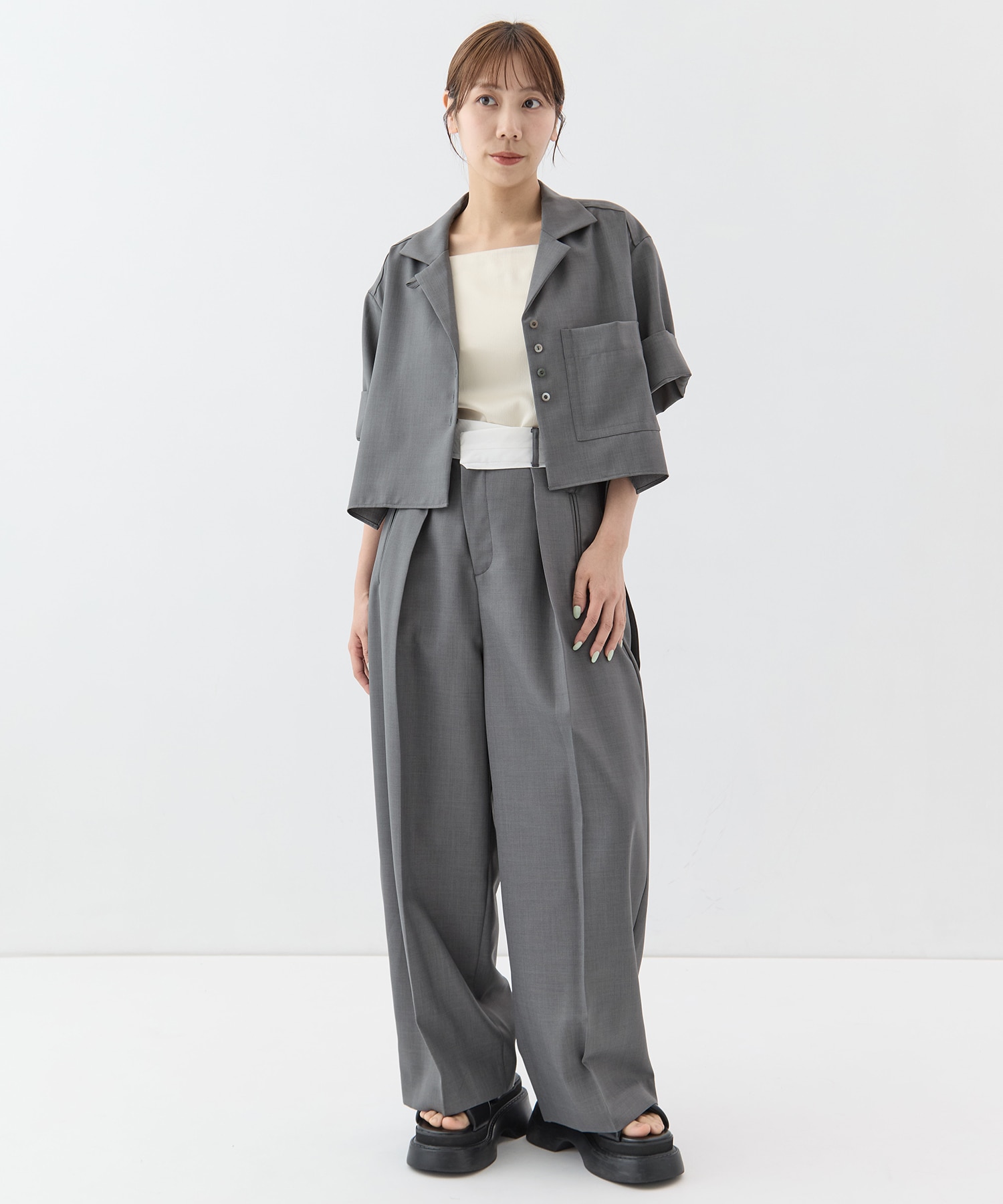 Open Collar Shirt STUDIOUS