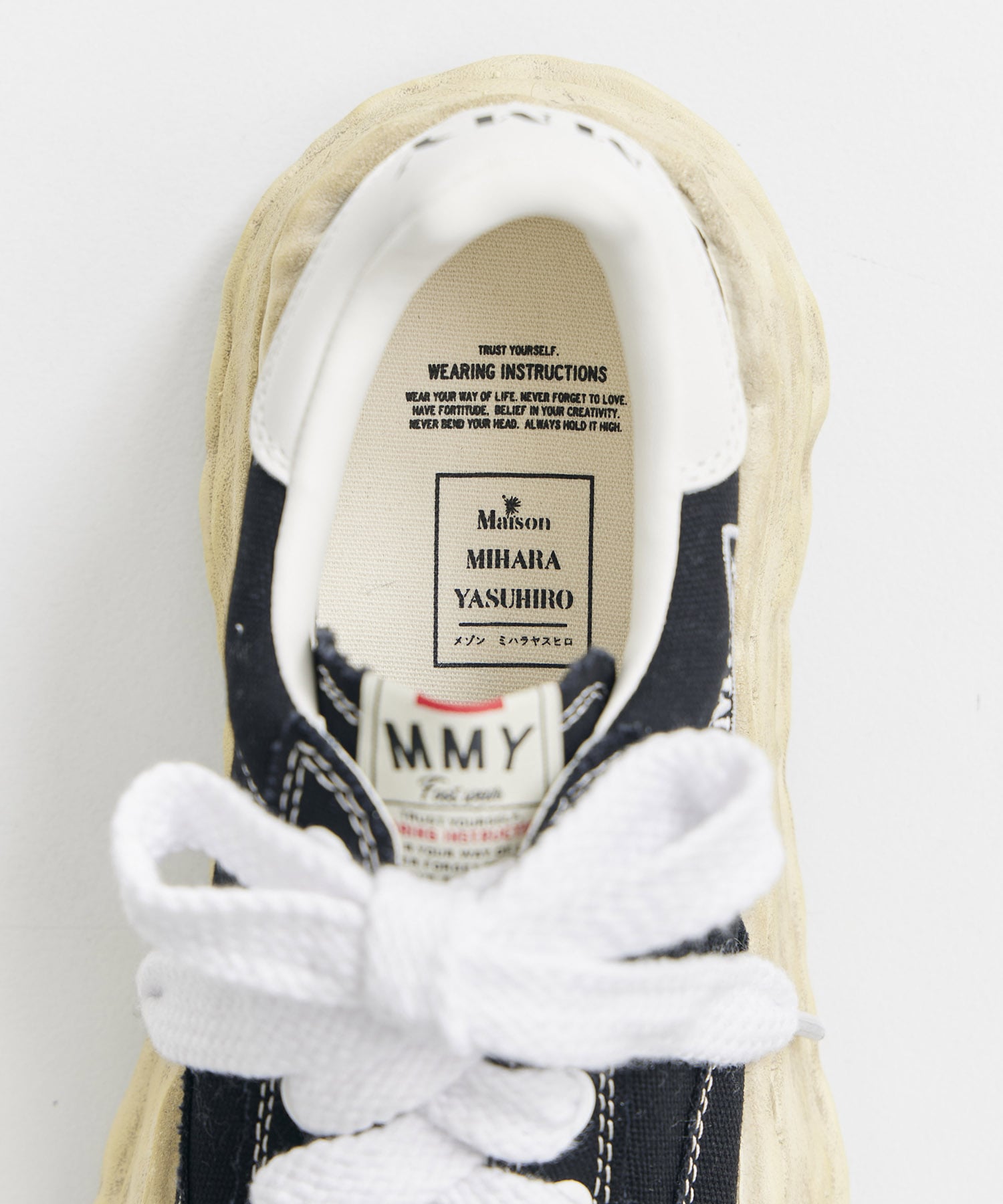 BLAKEY vintage color dyed originalsole canvas LowTop sneaker Maison MIHARA YASUHIRO