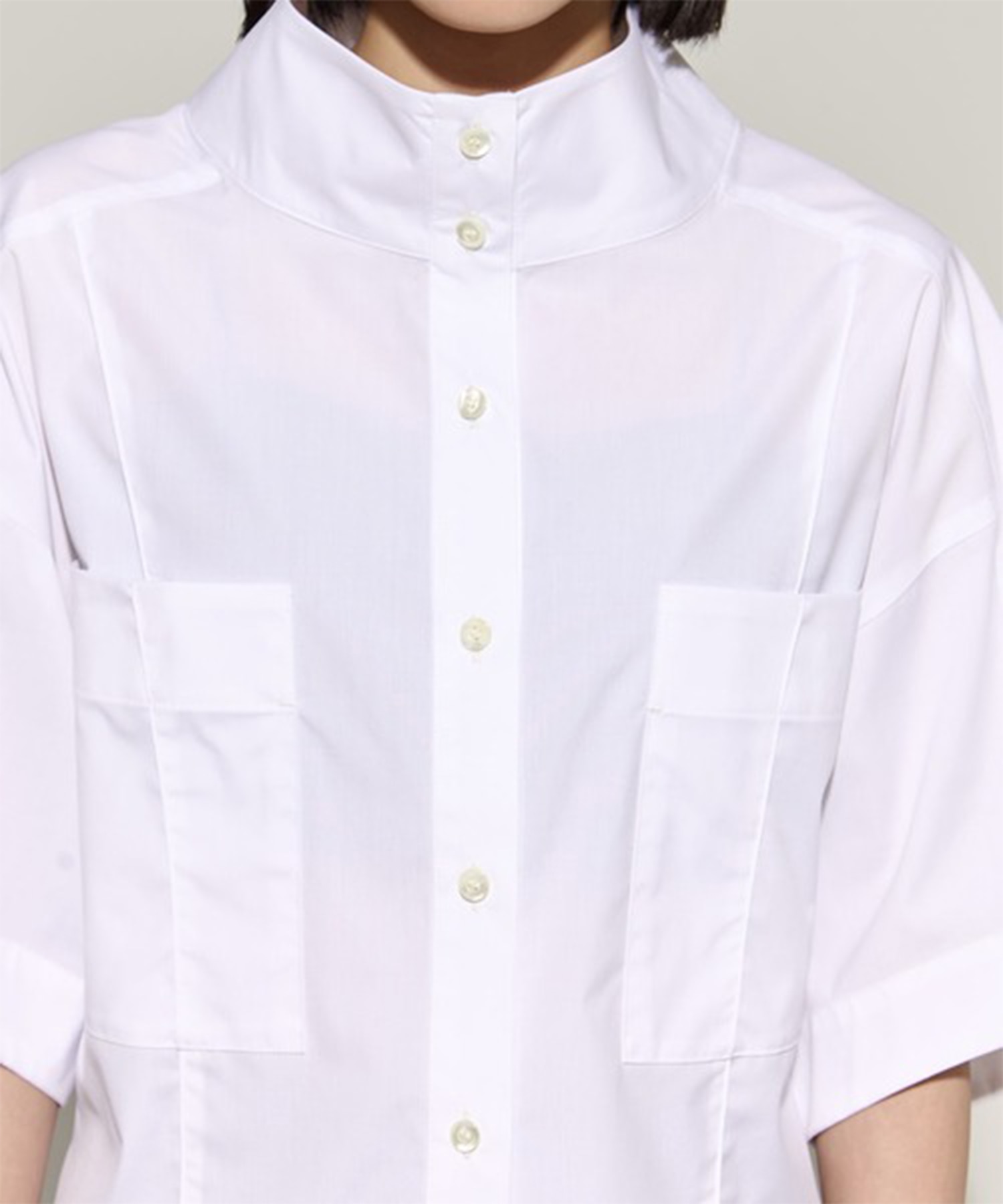 2way Collar Cotton Shirt STUDIOUS