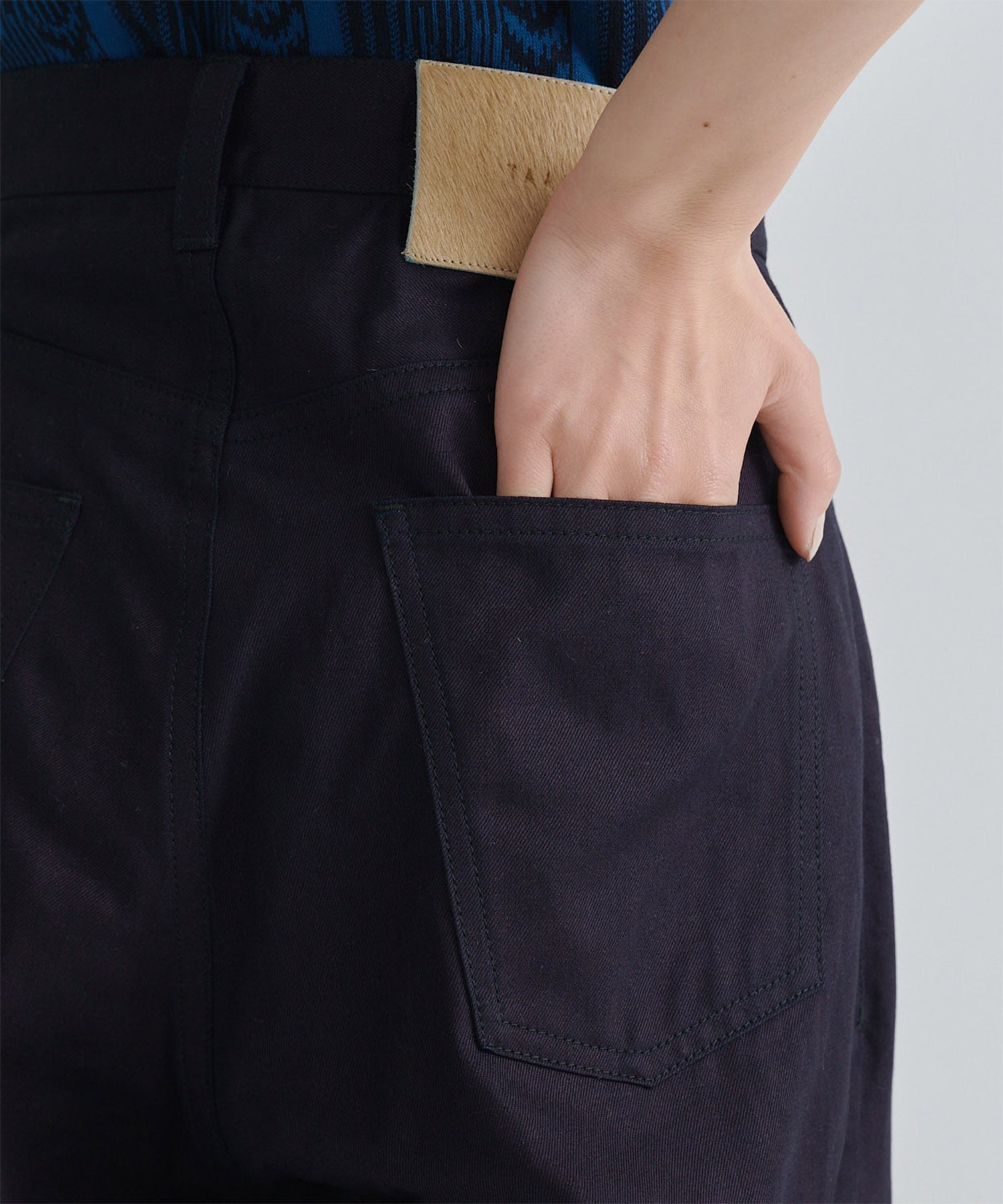 DENIM WIDE PANTS(刺繍) TAAKK