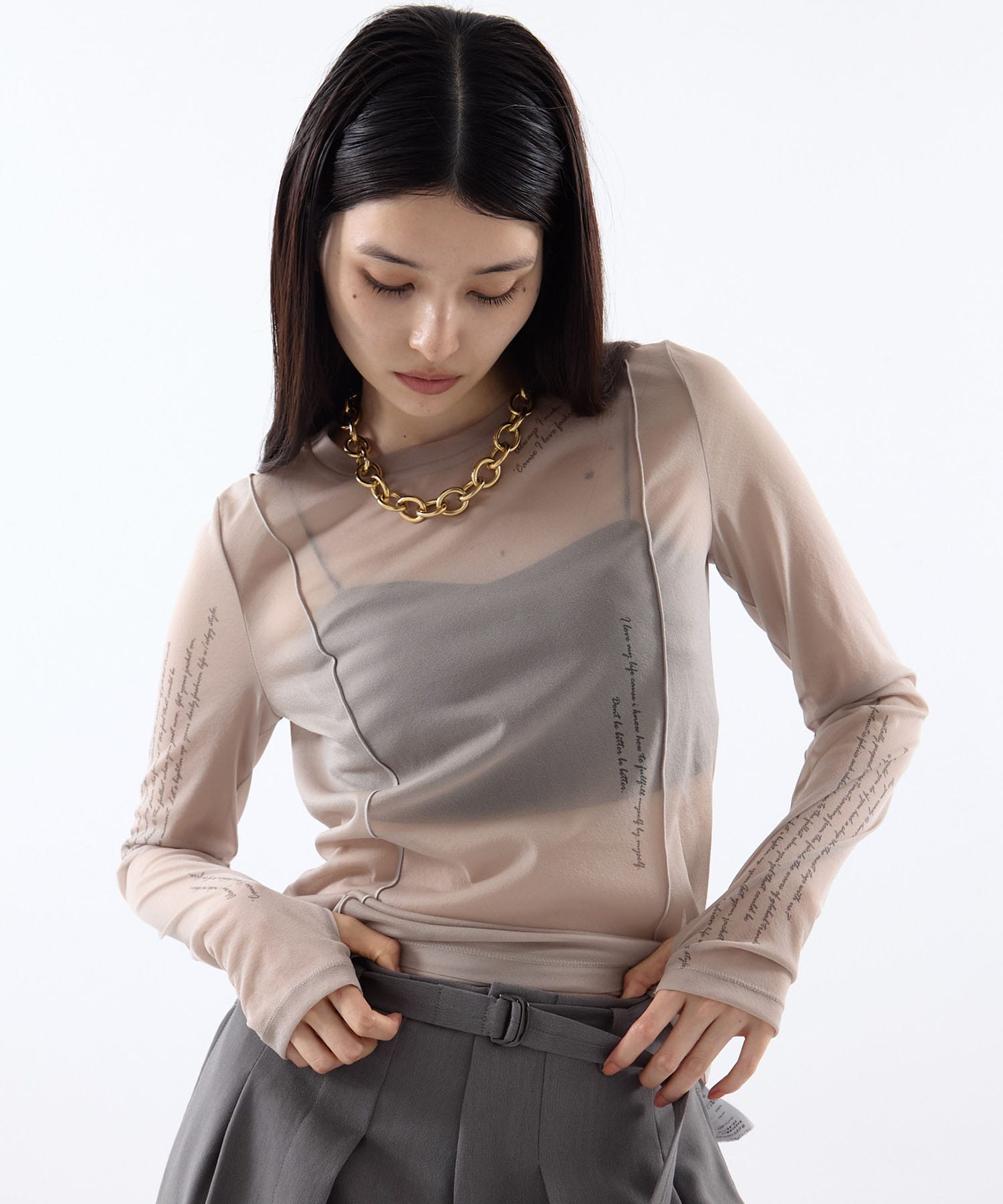 Tattoo Skin Mesh Top 