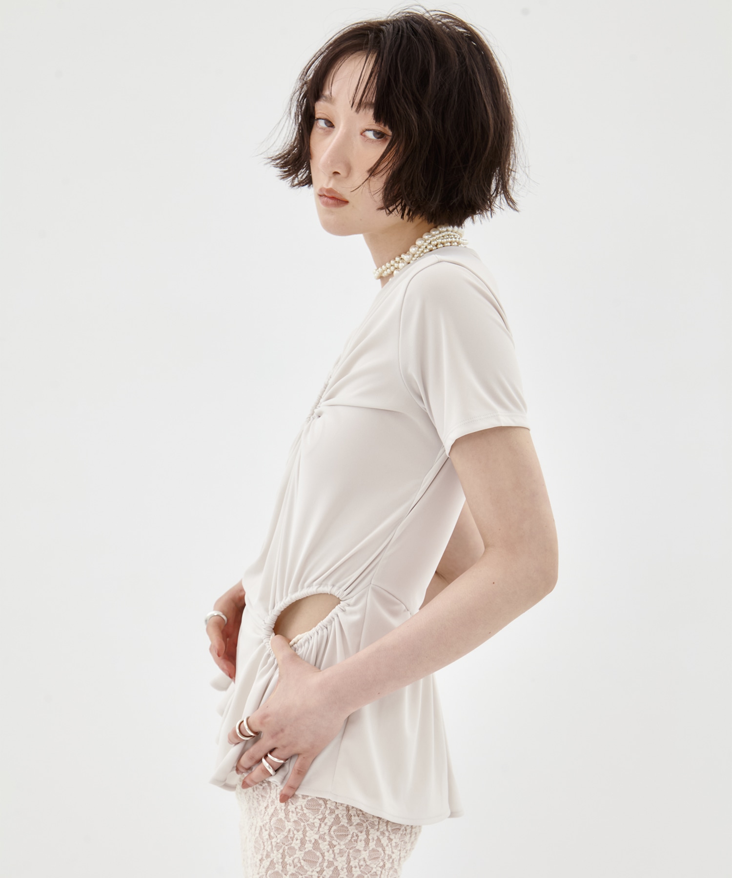別注 CIRCLE CUT TEE FETICO