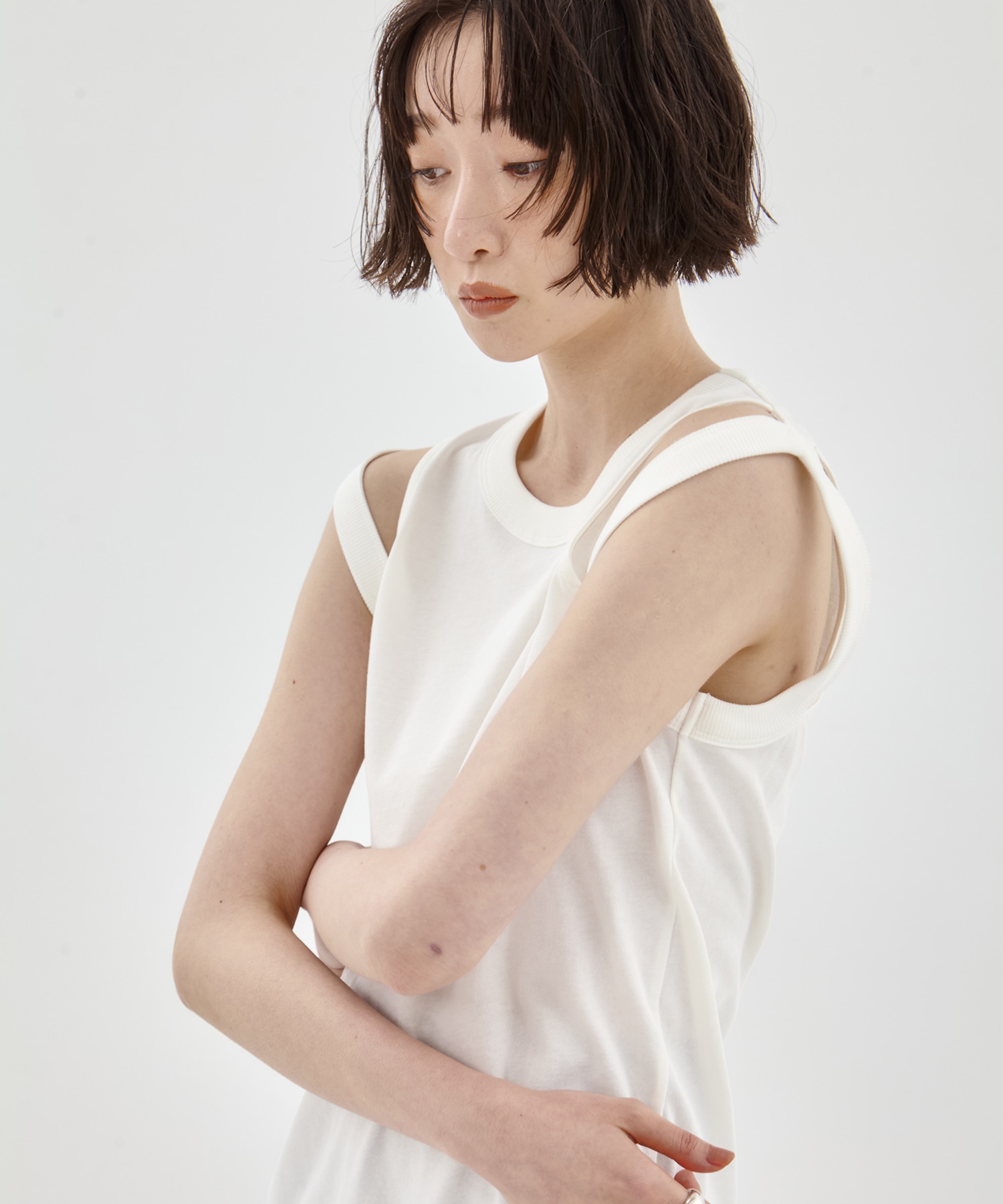 別注RINGER TANK TOP CINOH