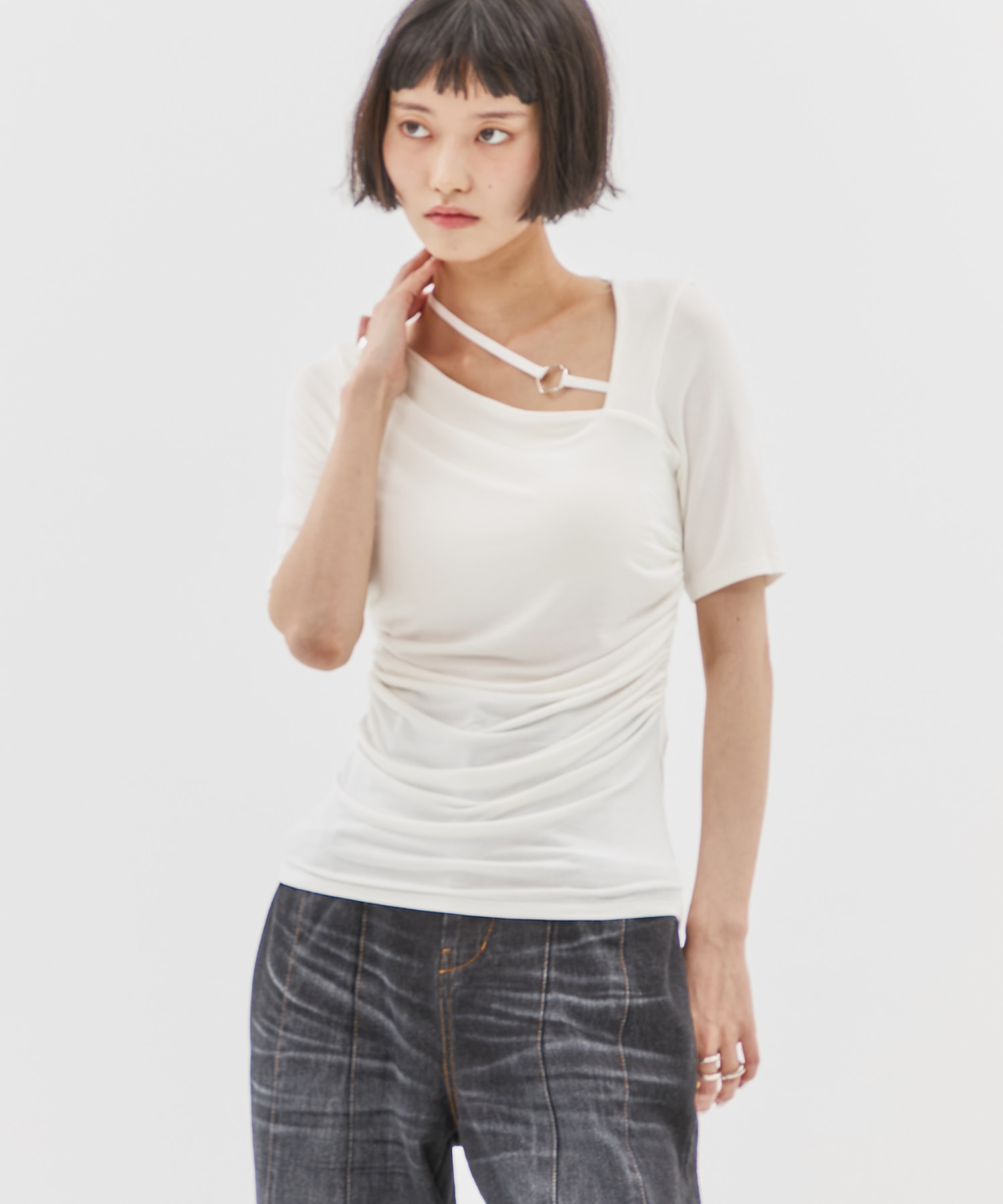 別注NECK STRAP TOPS determ