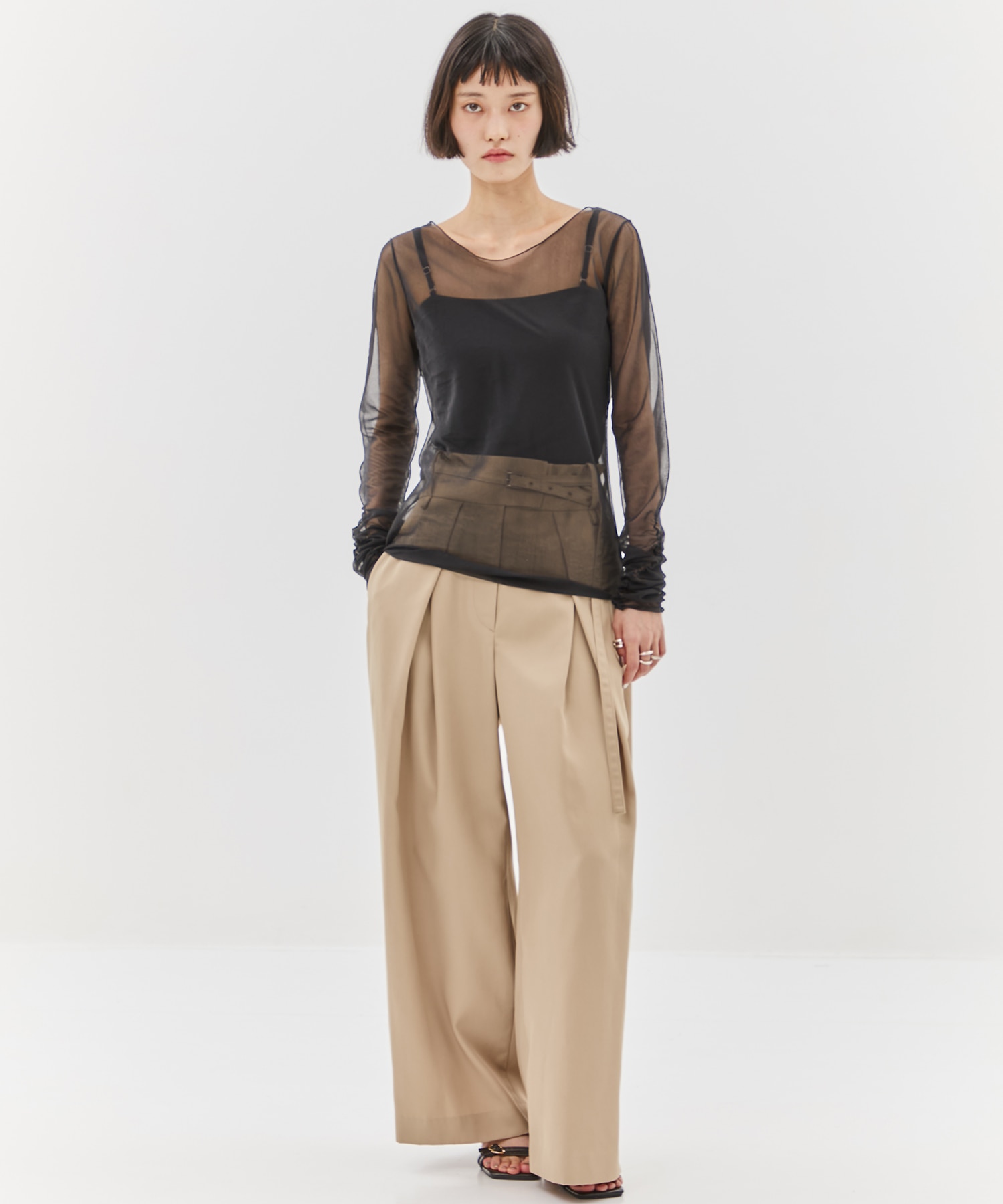Back Asymmetry Chino Pants STUDIOUS