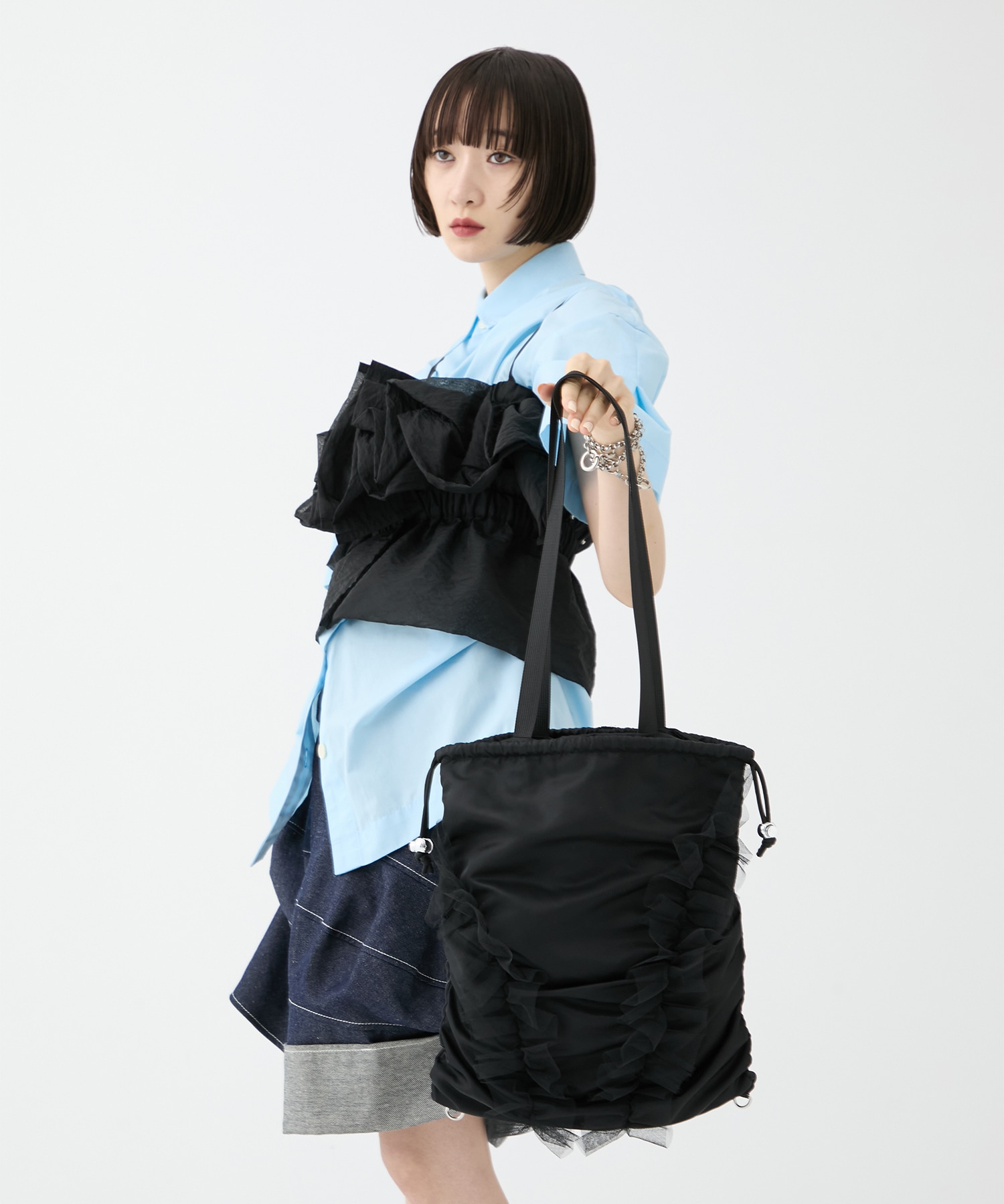 別注wave knapsack(FREE BLACK): HOUGA: WOMENS｜ STUDIOUS
