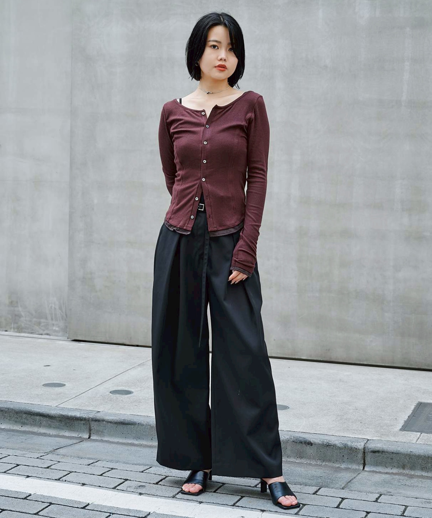 Cashmere Silk Long Tee STUDIOUS