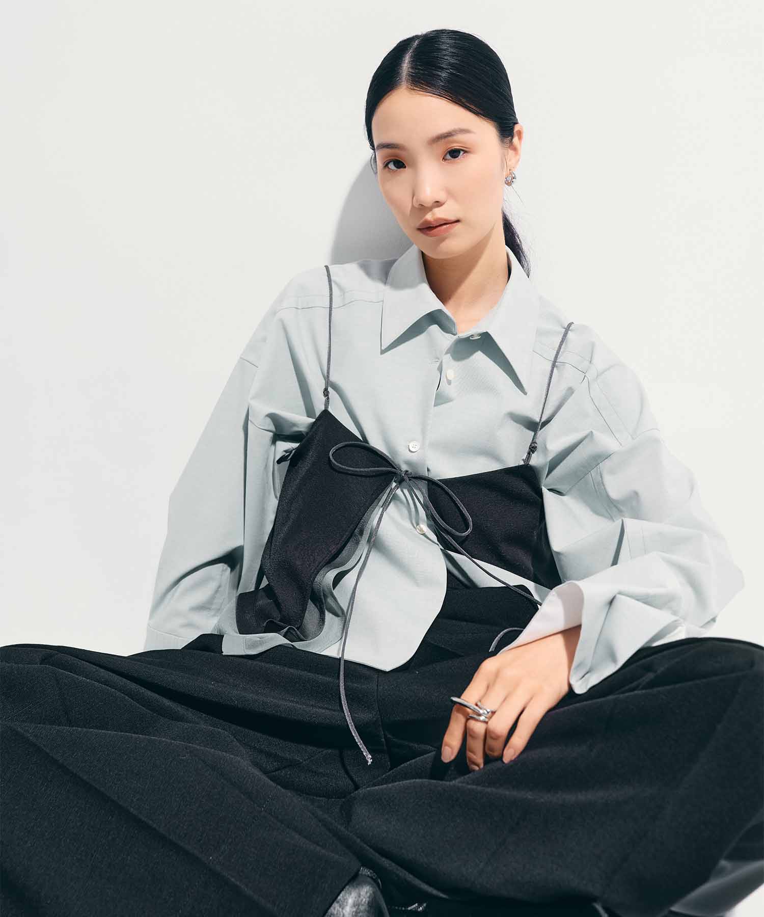 3way Camisole & Sheer Long T STUDIOUS