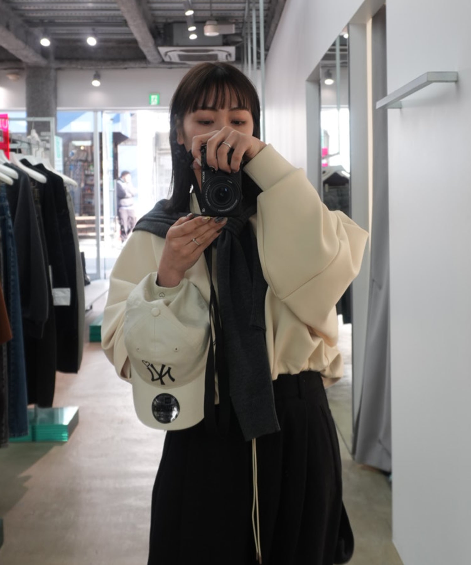 Draw Cord Cropped T UJOH